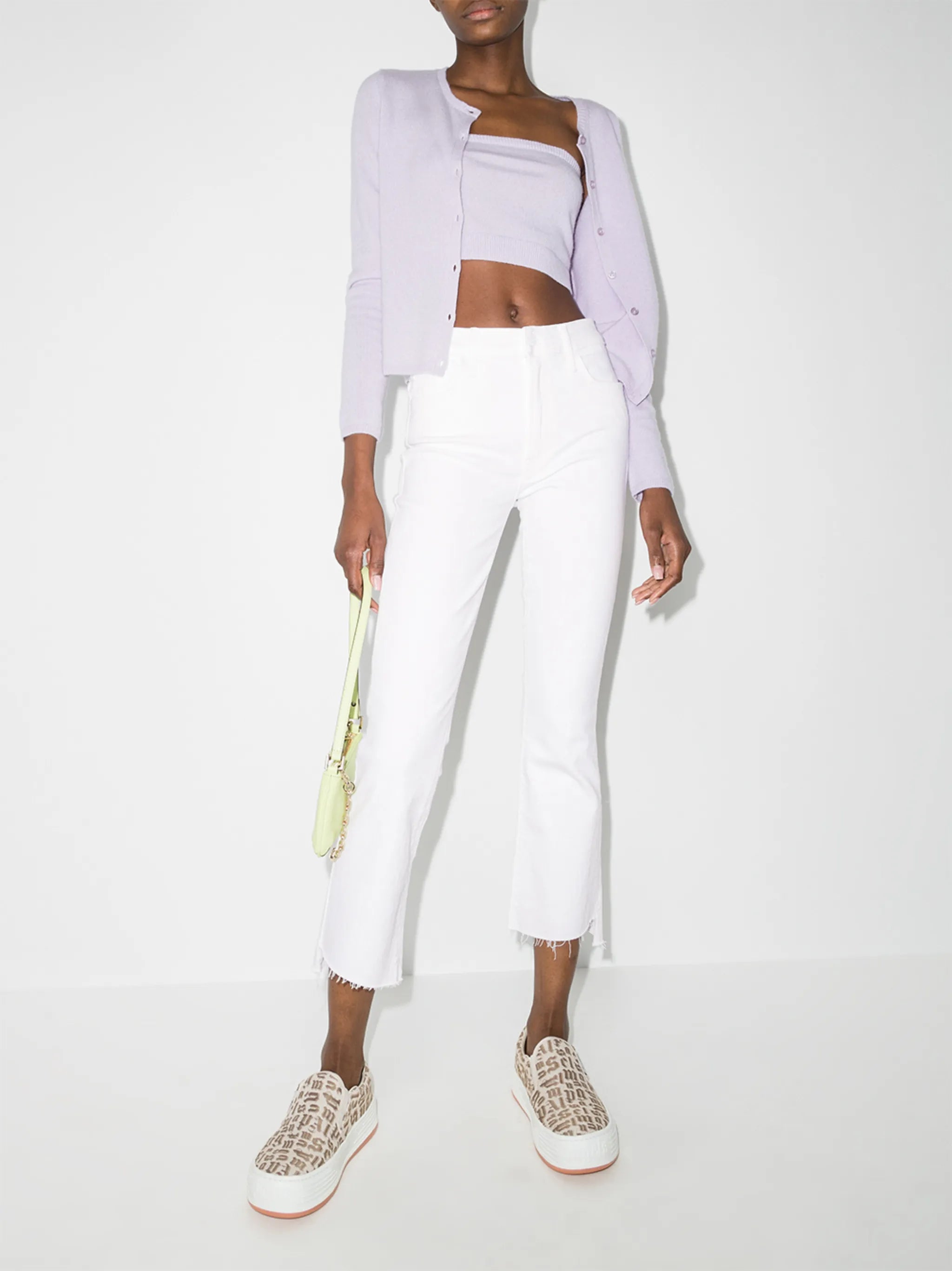 The Insider Crop Step Fray jeans
