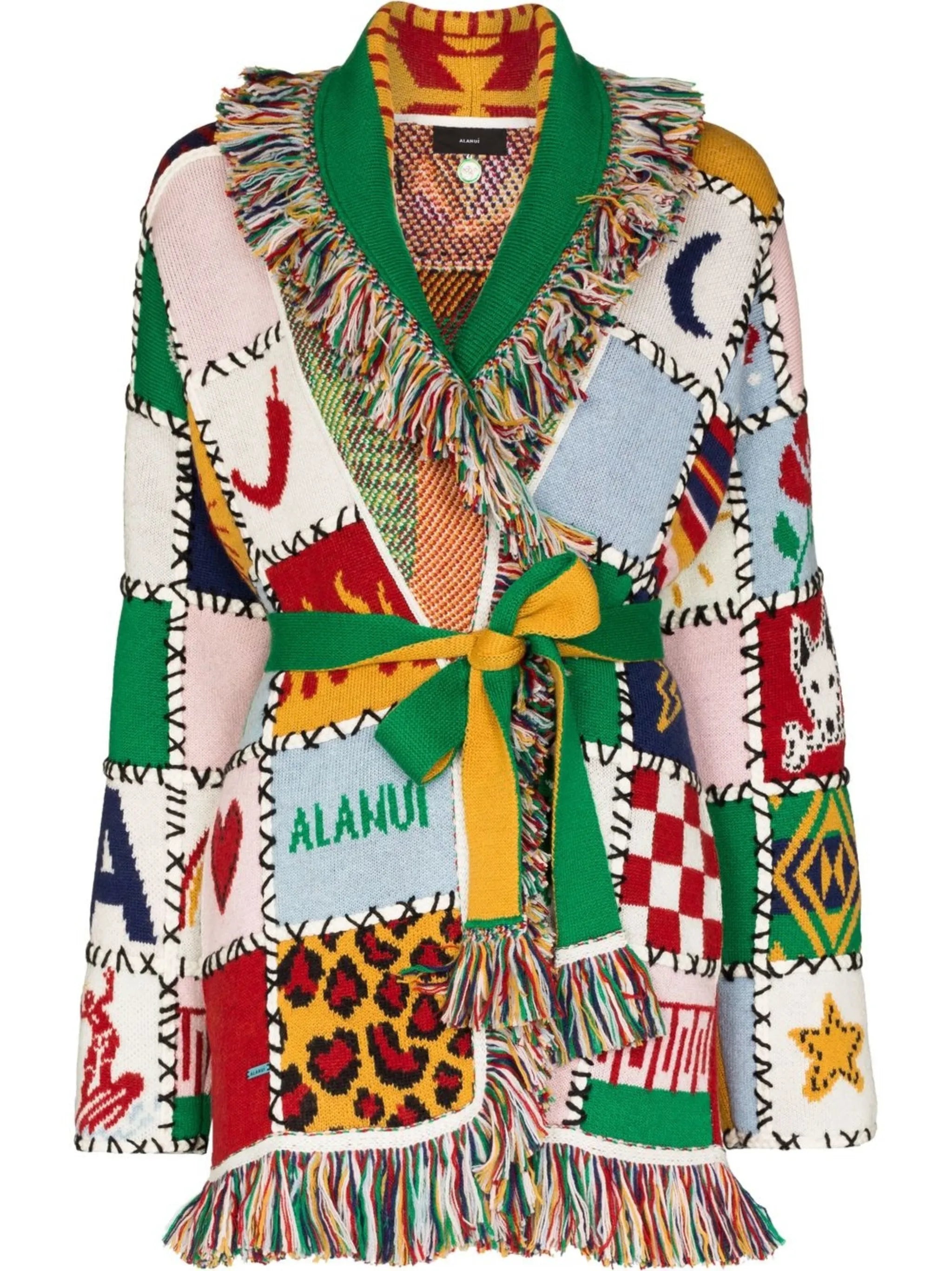 I Feel Good Icon belted cardigan