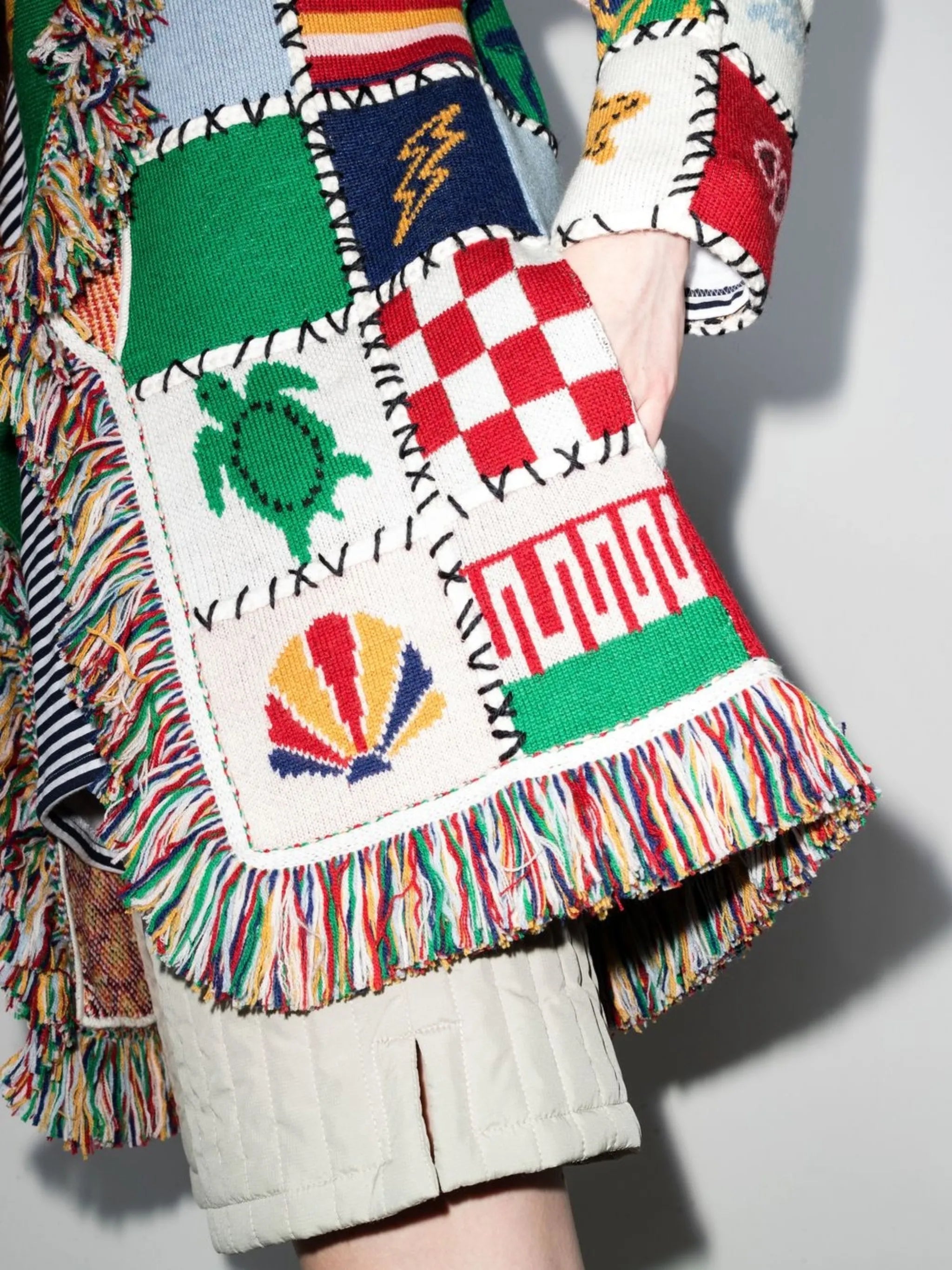 I Feel Good Icon belted cardigan