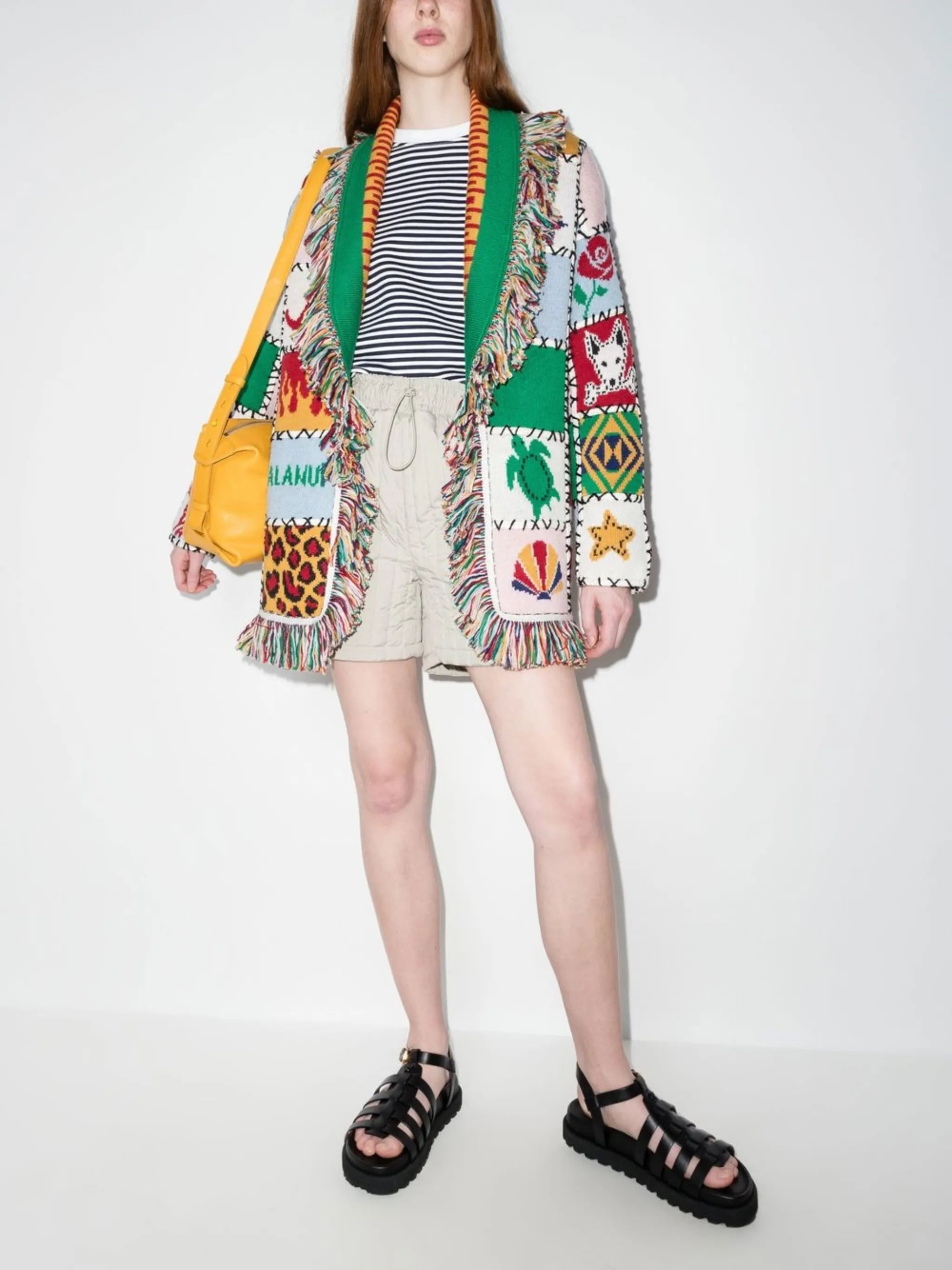 I Feel Good Icon belted cardigan