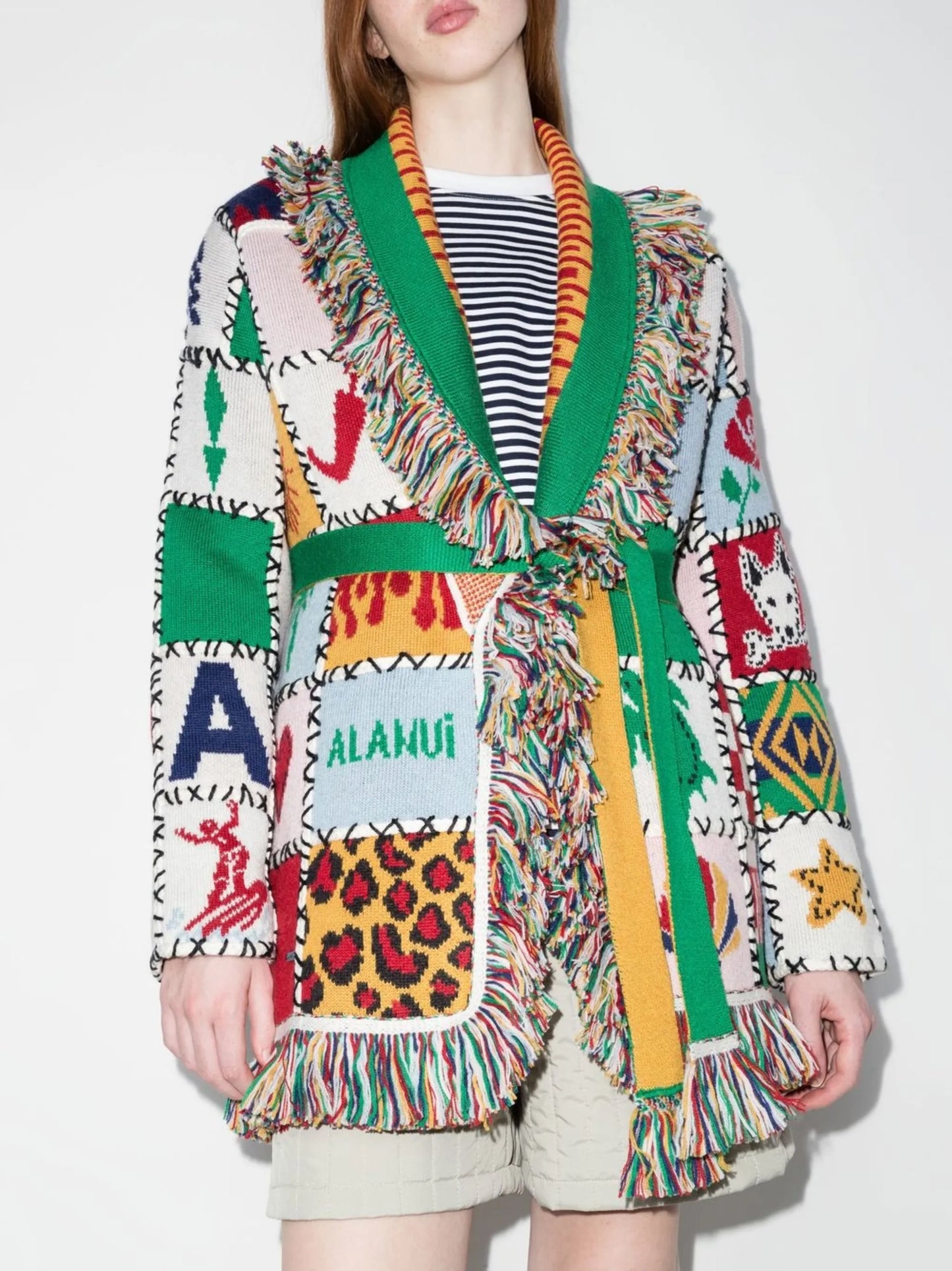 I Feel Good Icon belted cardigan