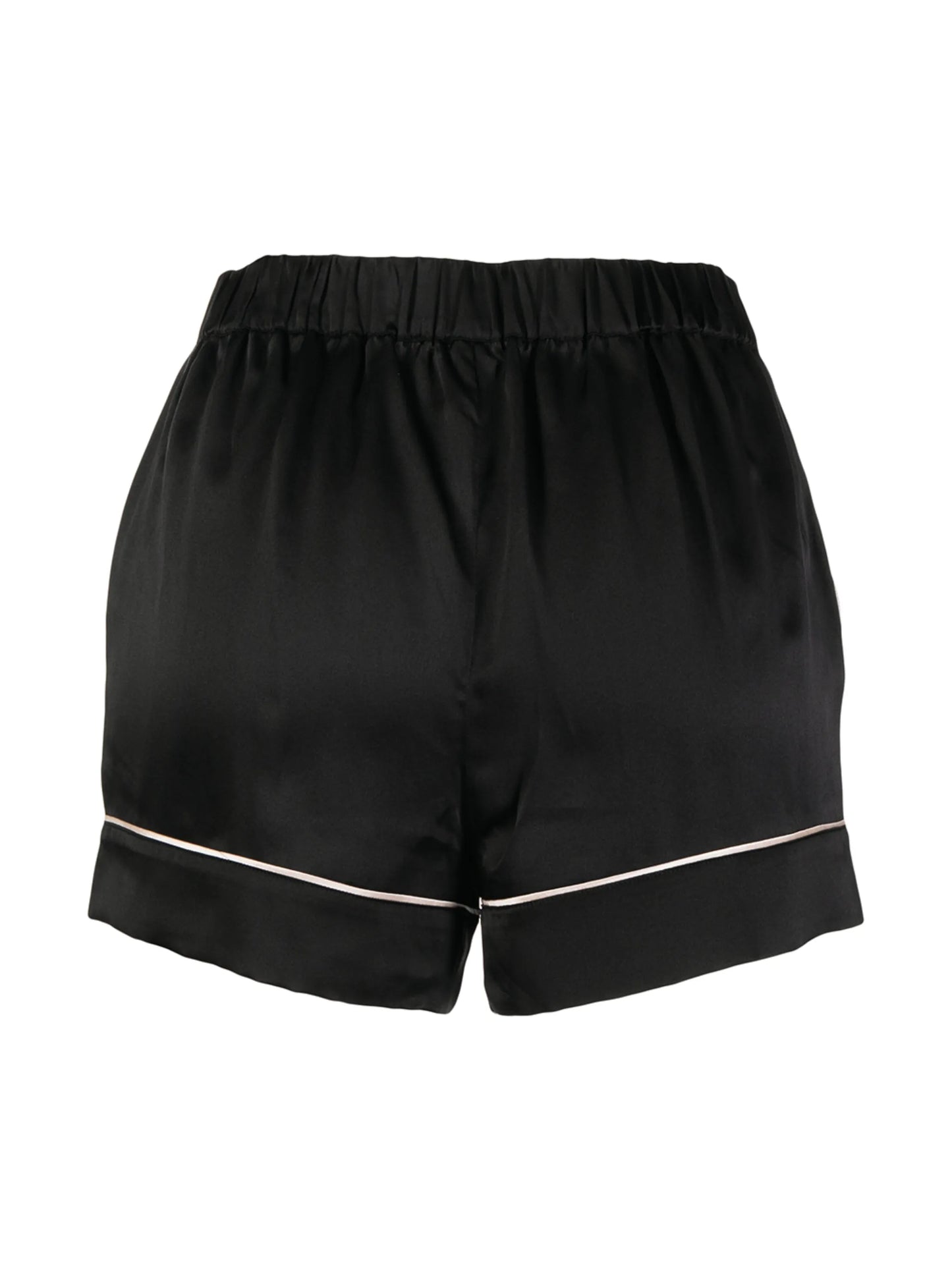 high-waisted pyjama shorts
