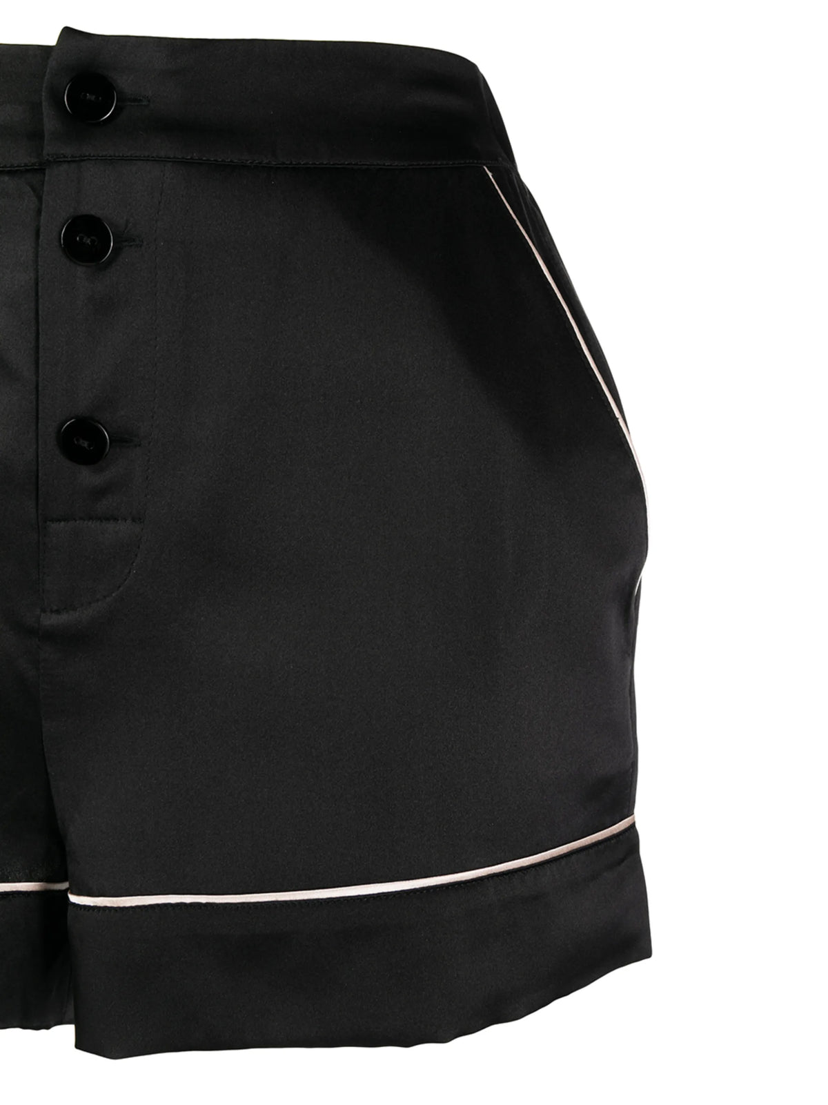 high-waisted pyjama shorts