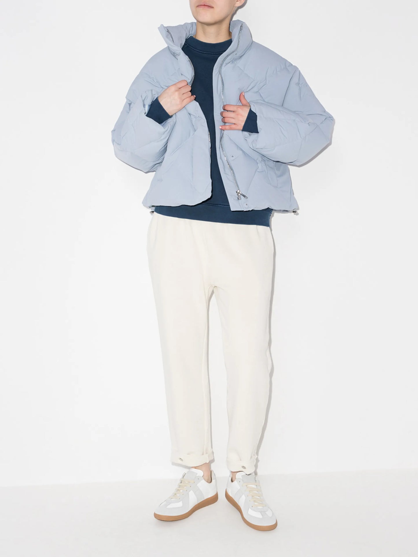 raglan-sleeve cotton sweatshirt