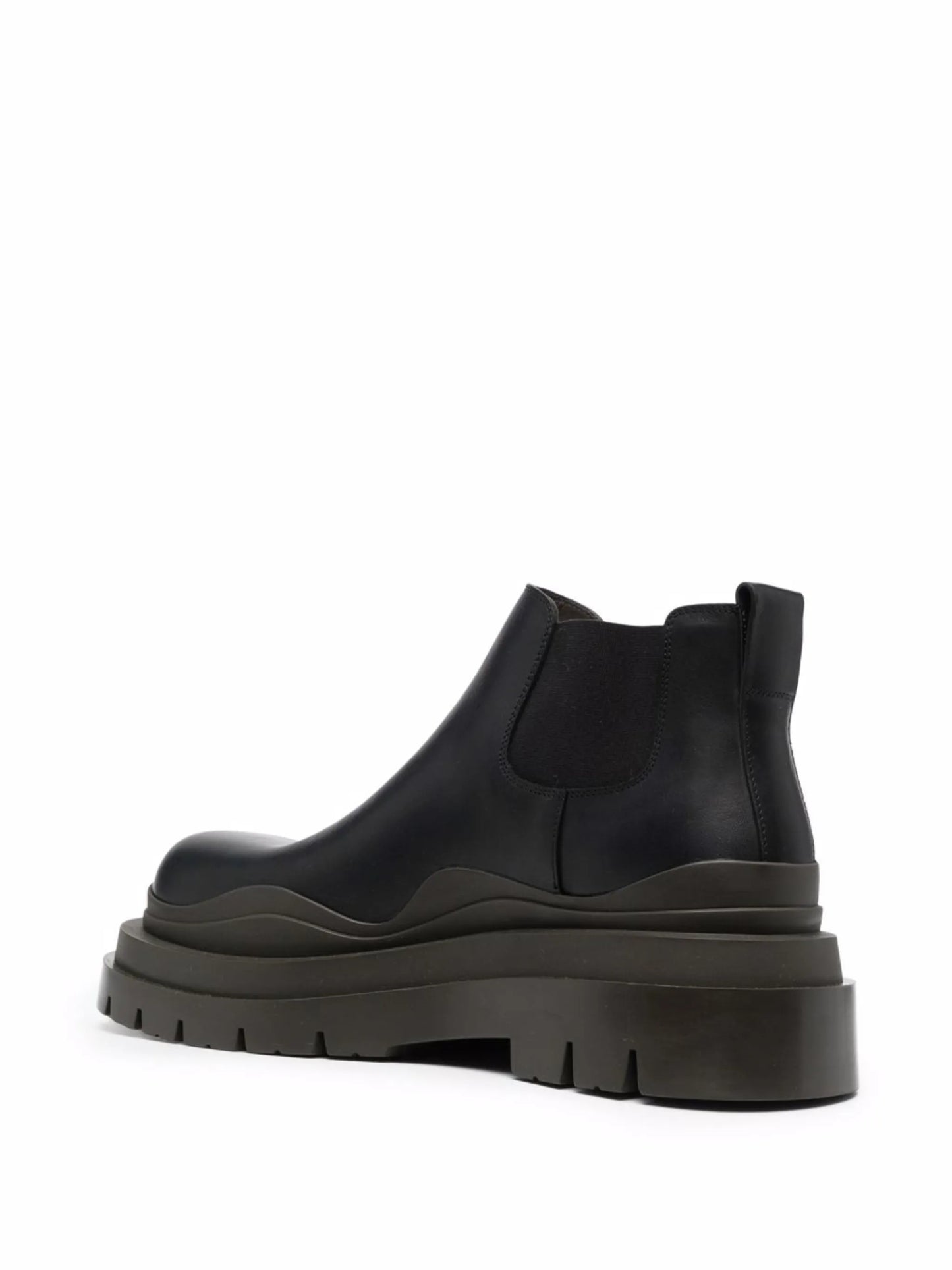 Tire chunky-sole boots