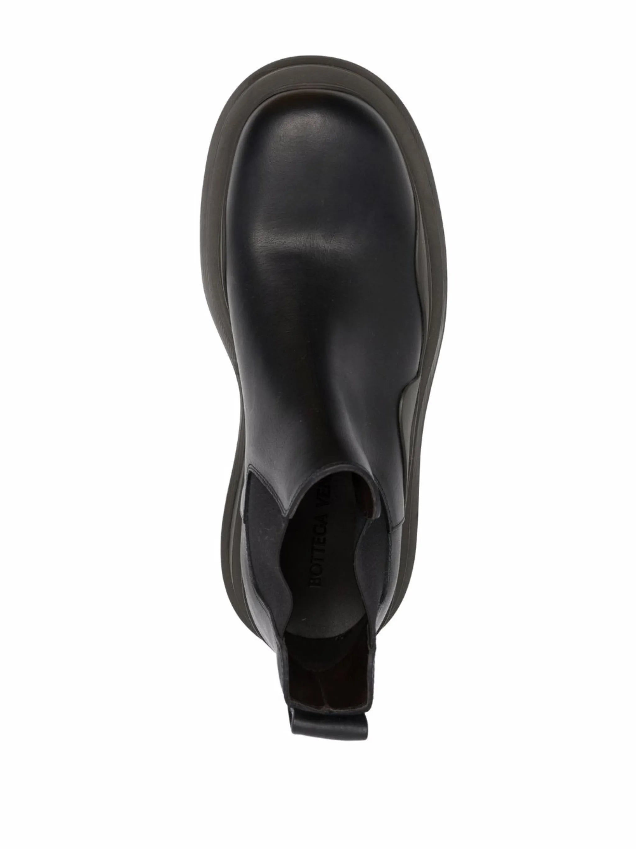 Tire chunky-sole boots
