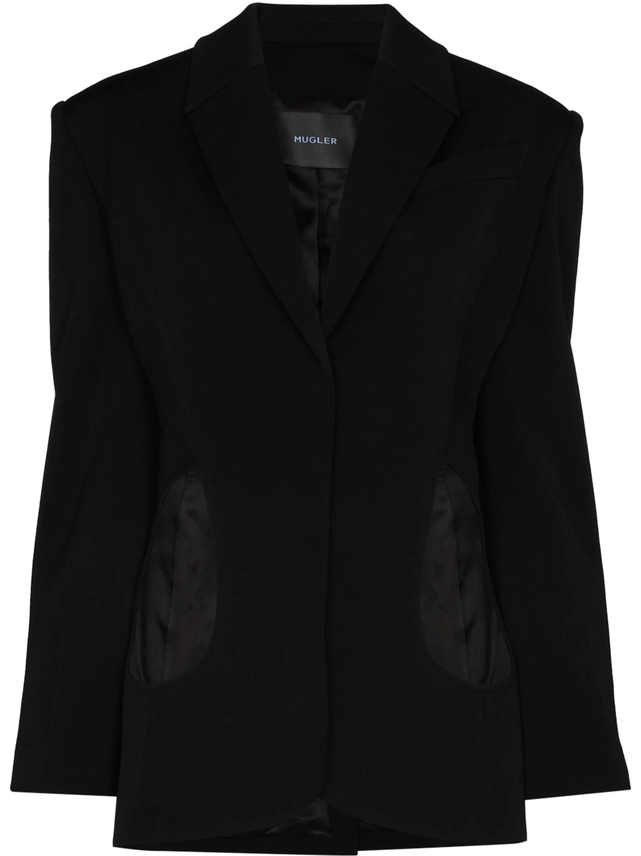 cut-out detail blazer jacket