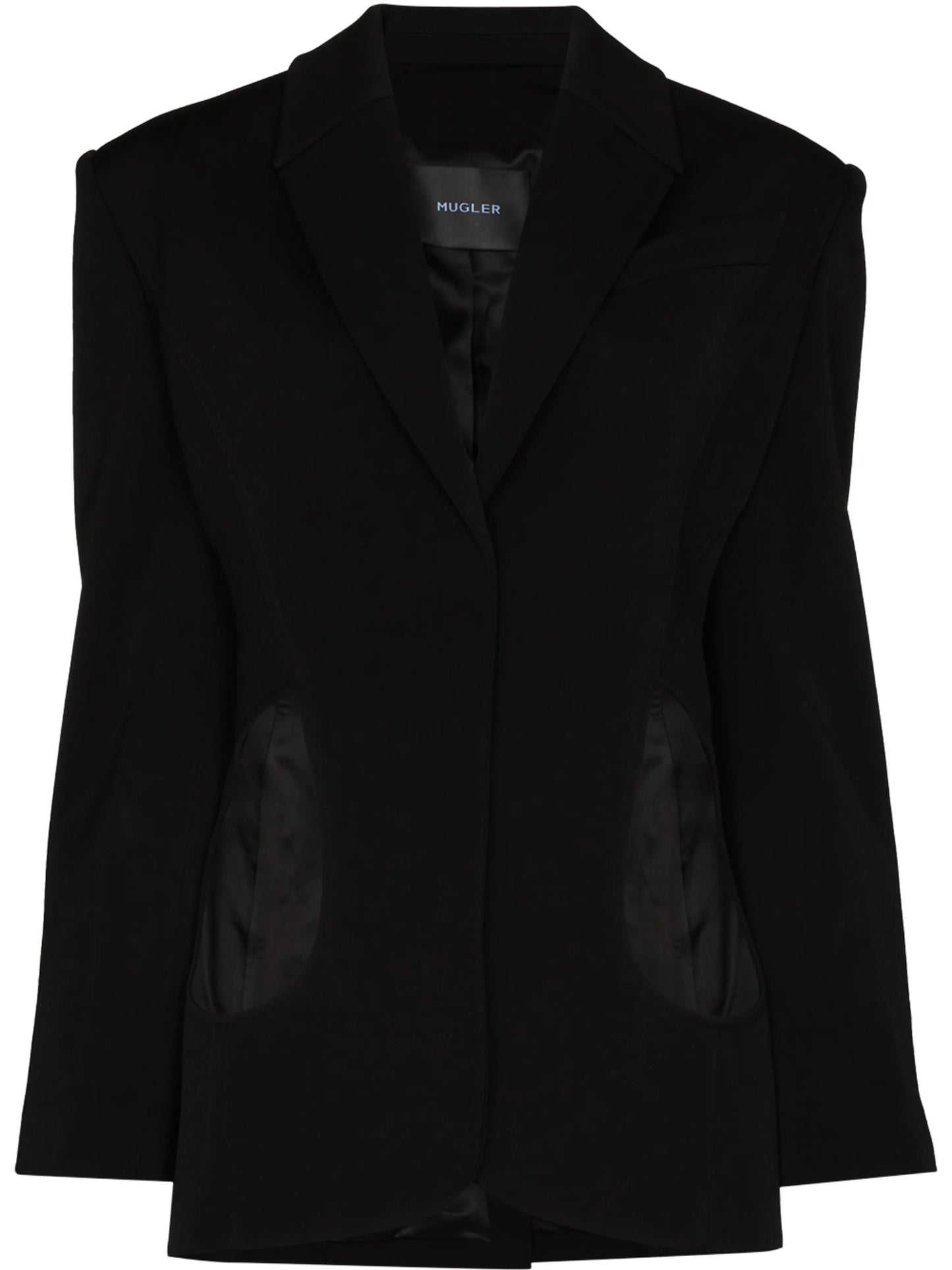 cut-out detail blazer jacket