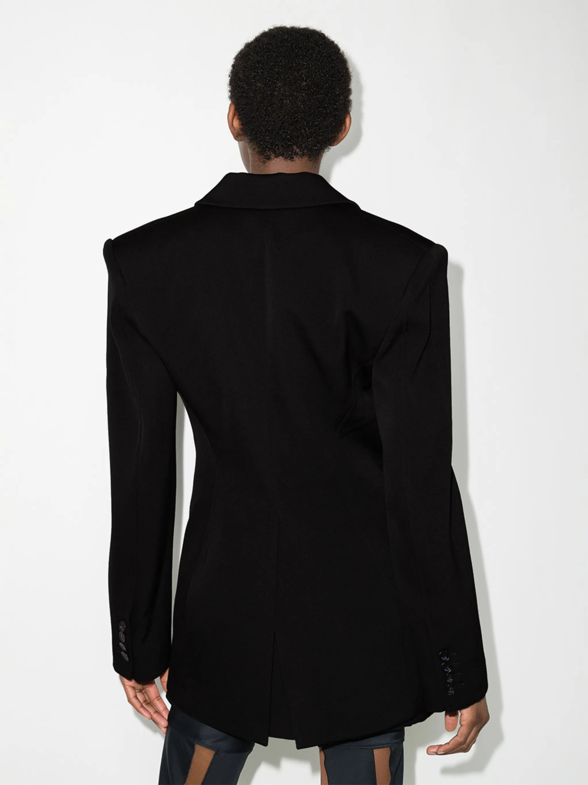 cut-out detail blazer jacket