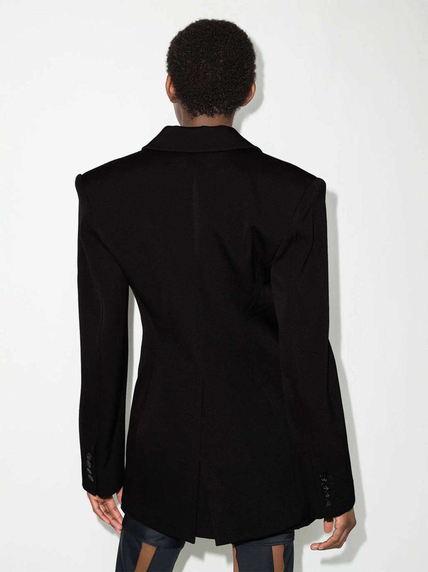 cut-out detail blazer jacket