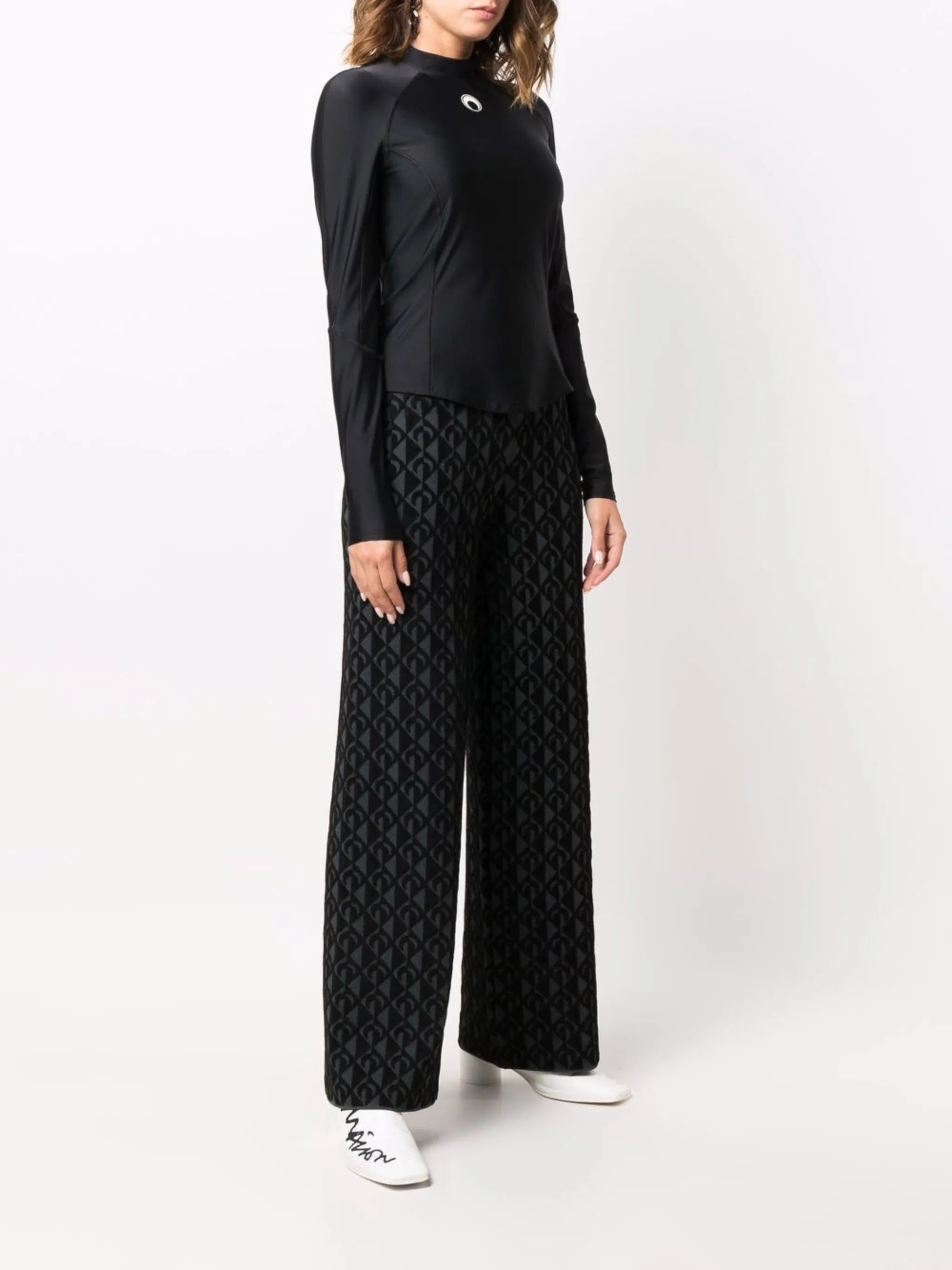 moon-print training top