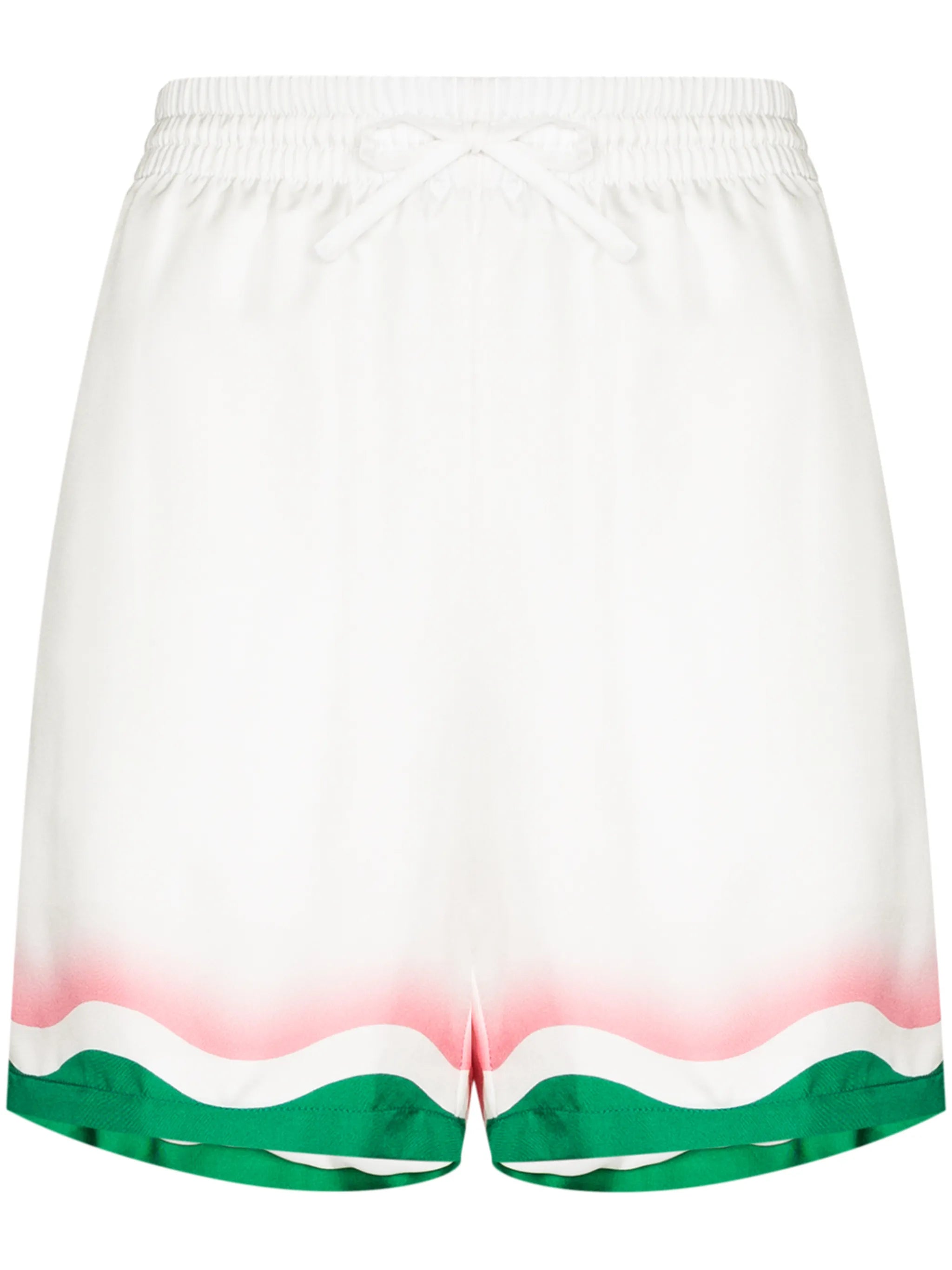Le Jeu de Ping Pong wave-print shorts