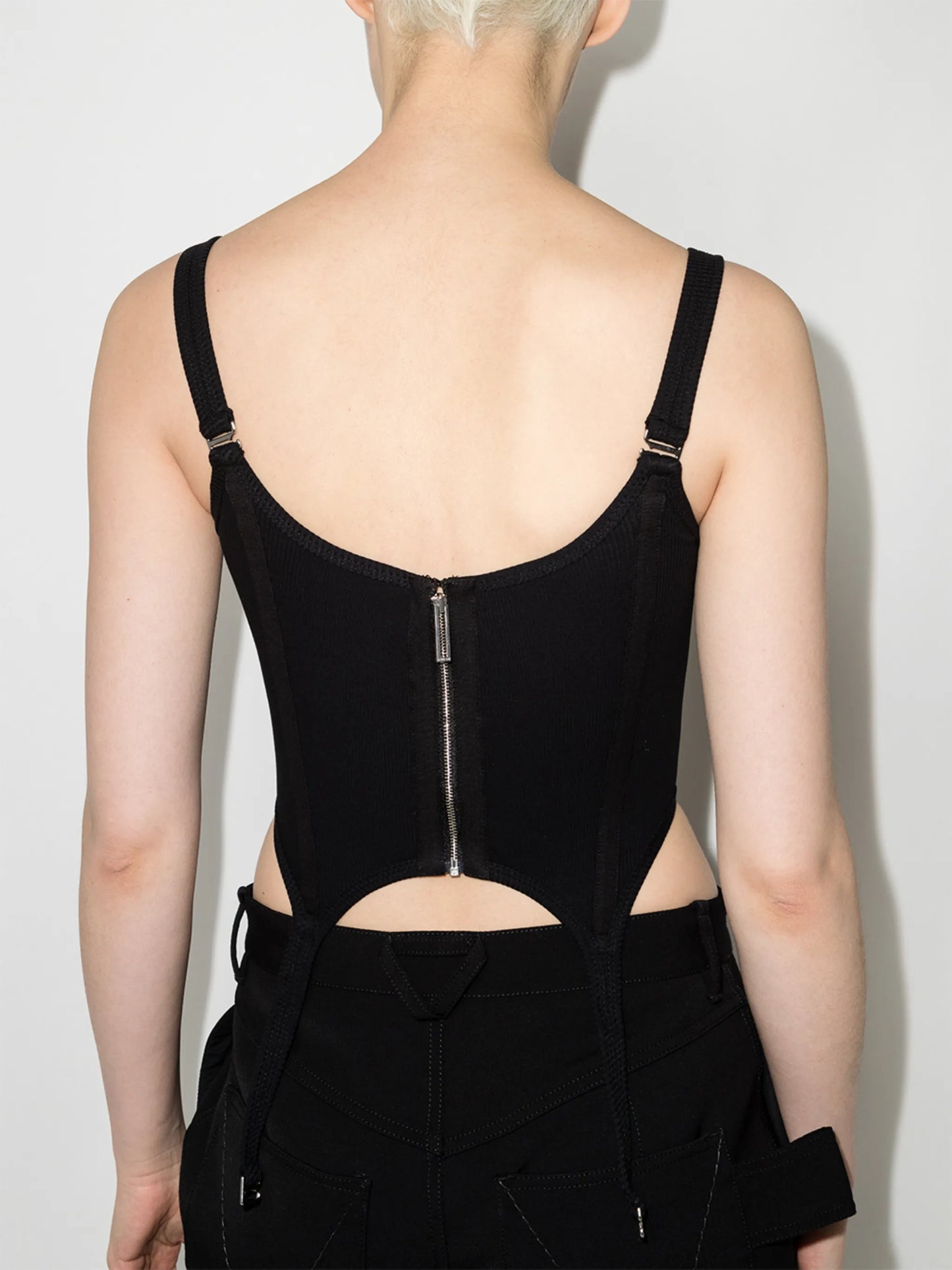 Garter stretch-organic cotton corset