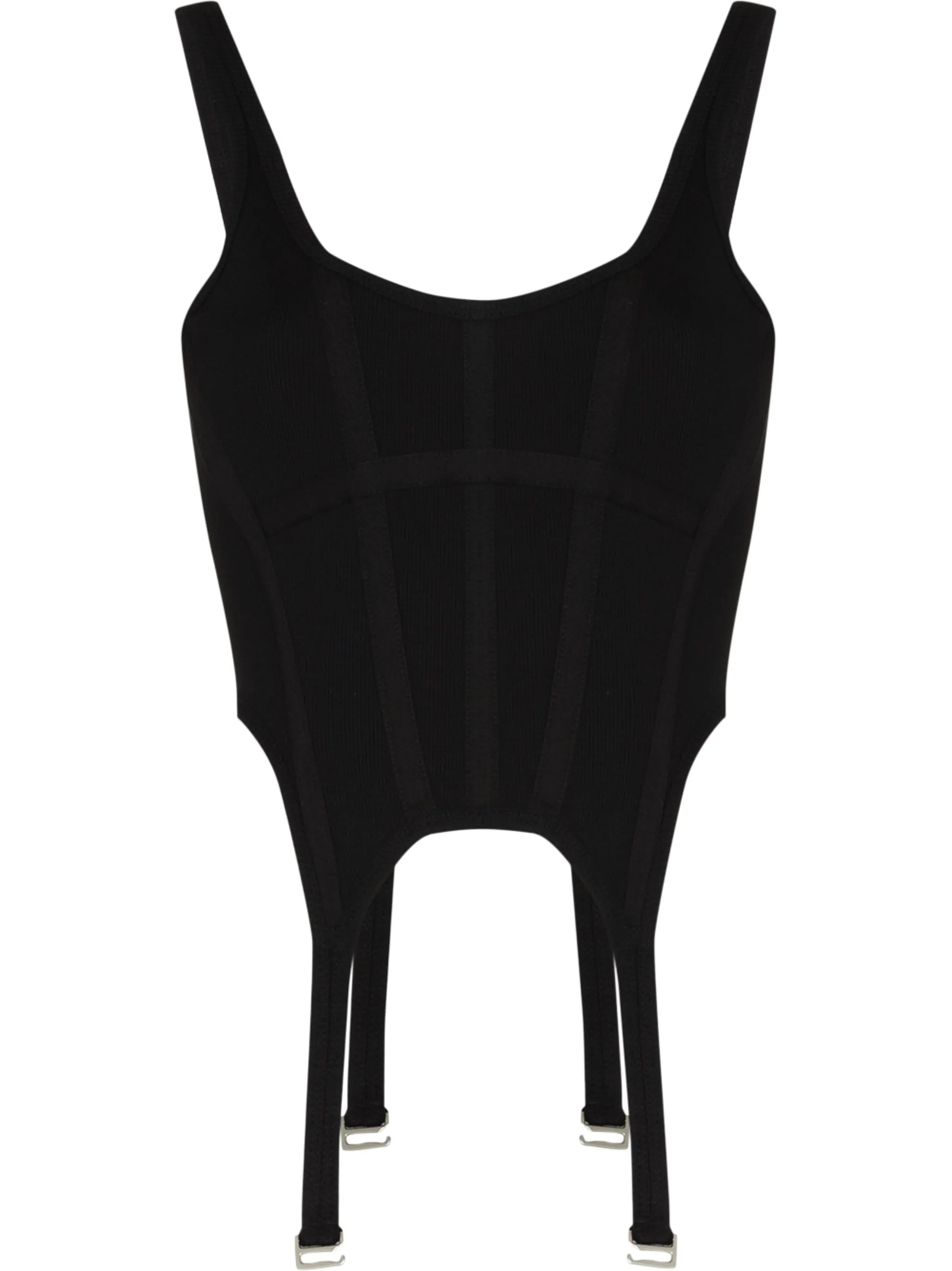 Garter stretch-organic cotton corset