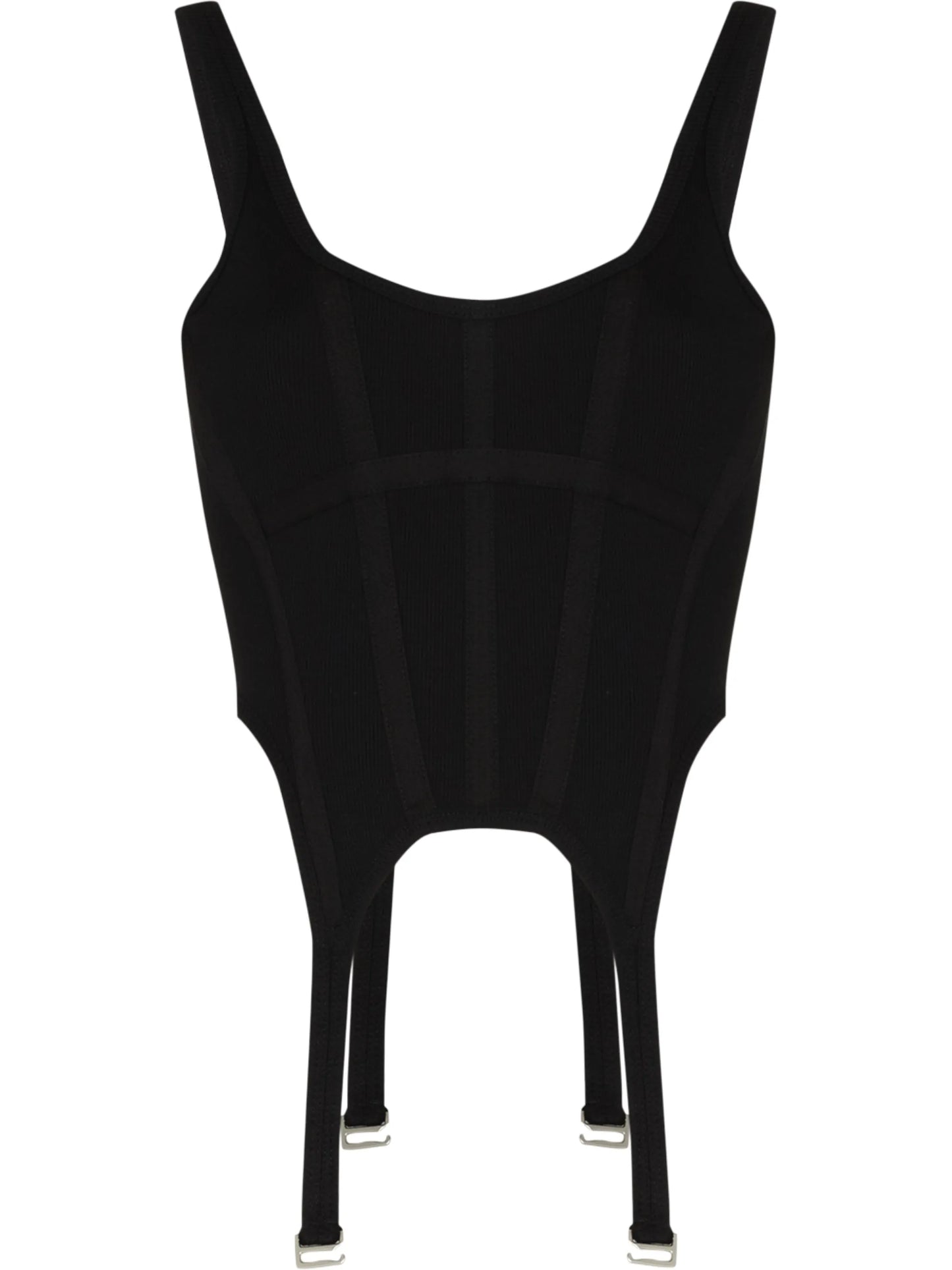 Garter stretch-organic cotton corset
