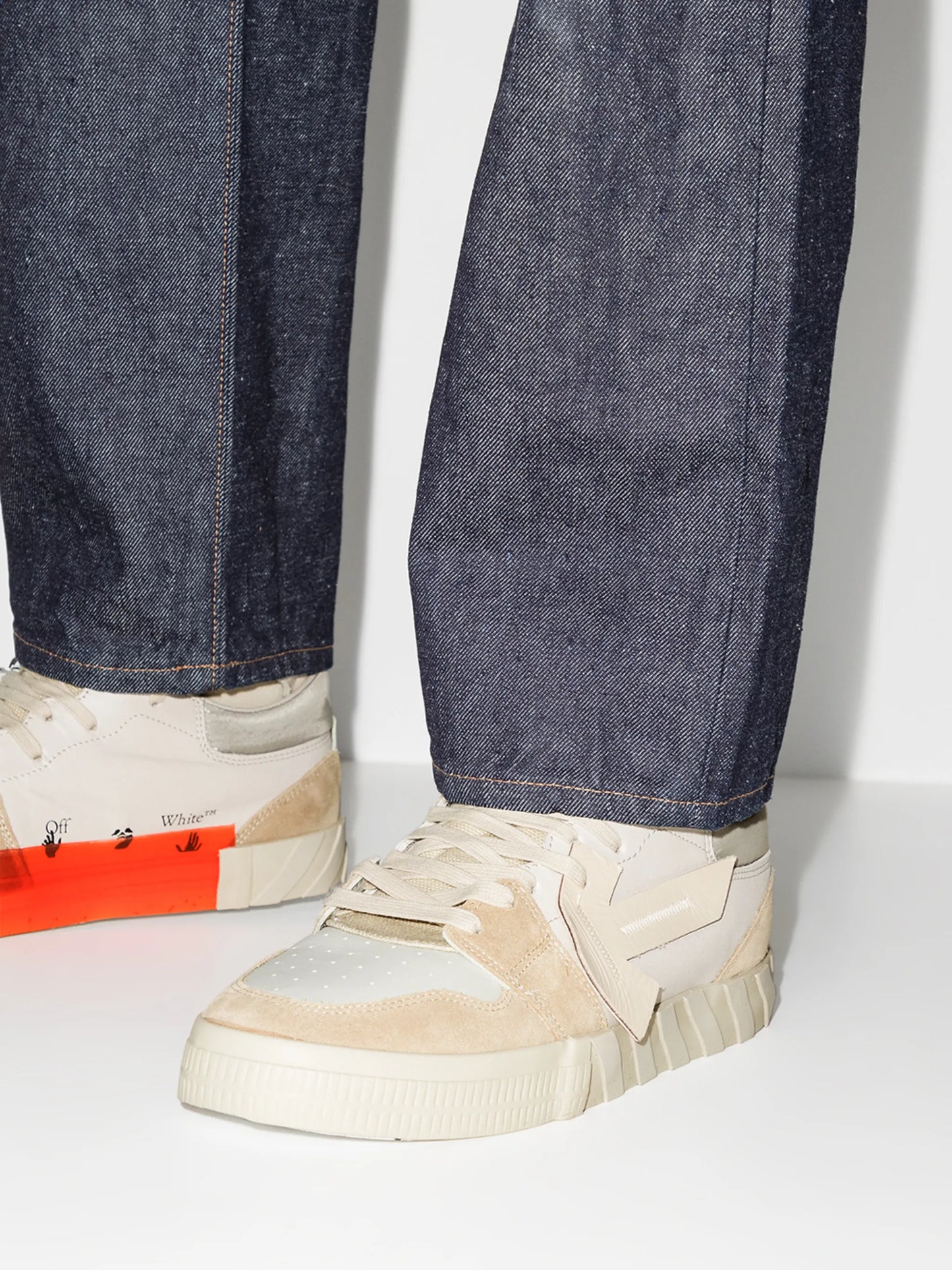 Vulcanized high-top sneakers