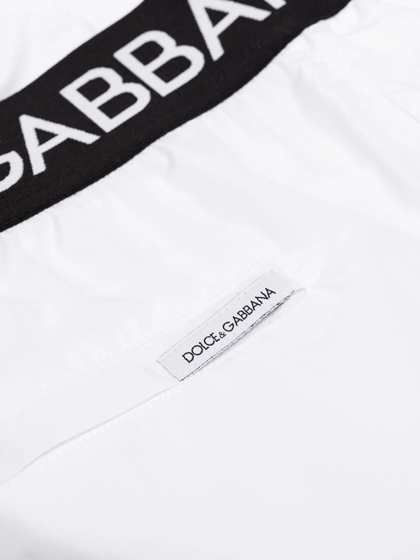 logo-waistband swim shorts