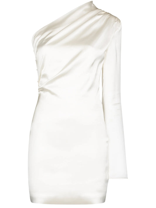 Charras one-shoulder minidress