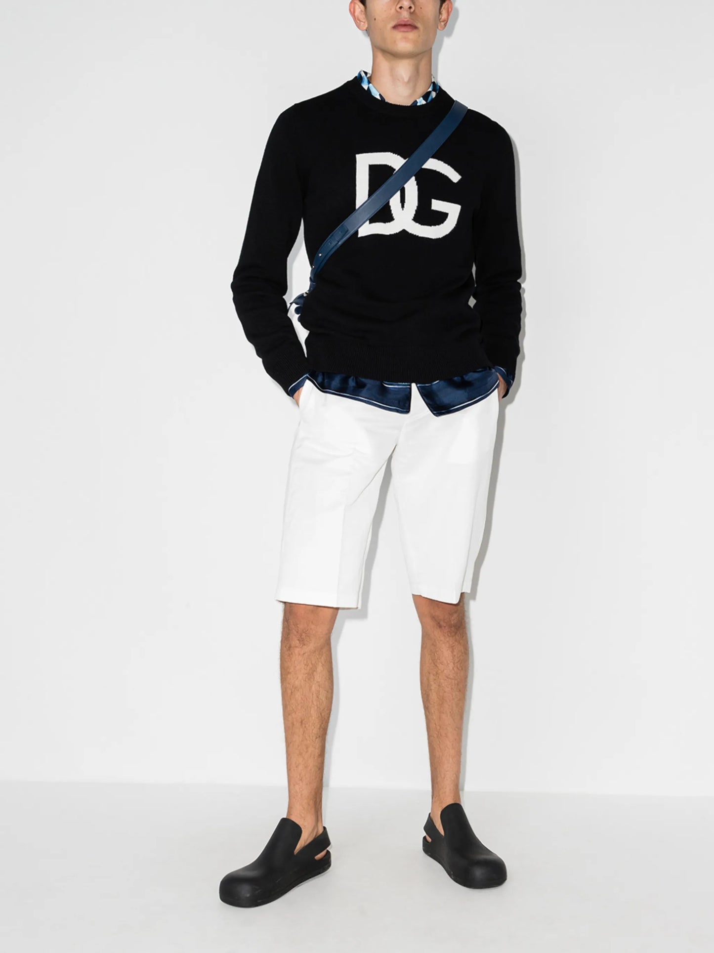 DG logo crew-neck jumper