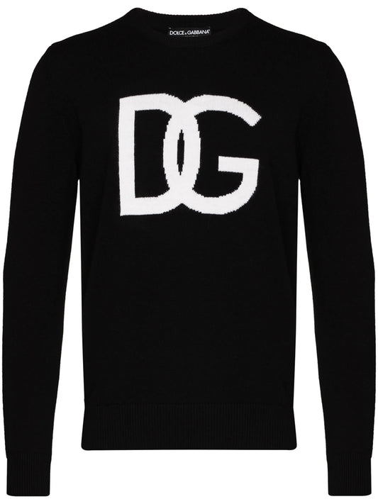 DG logo crew-neck jumper