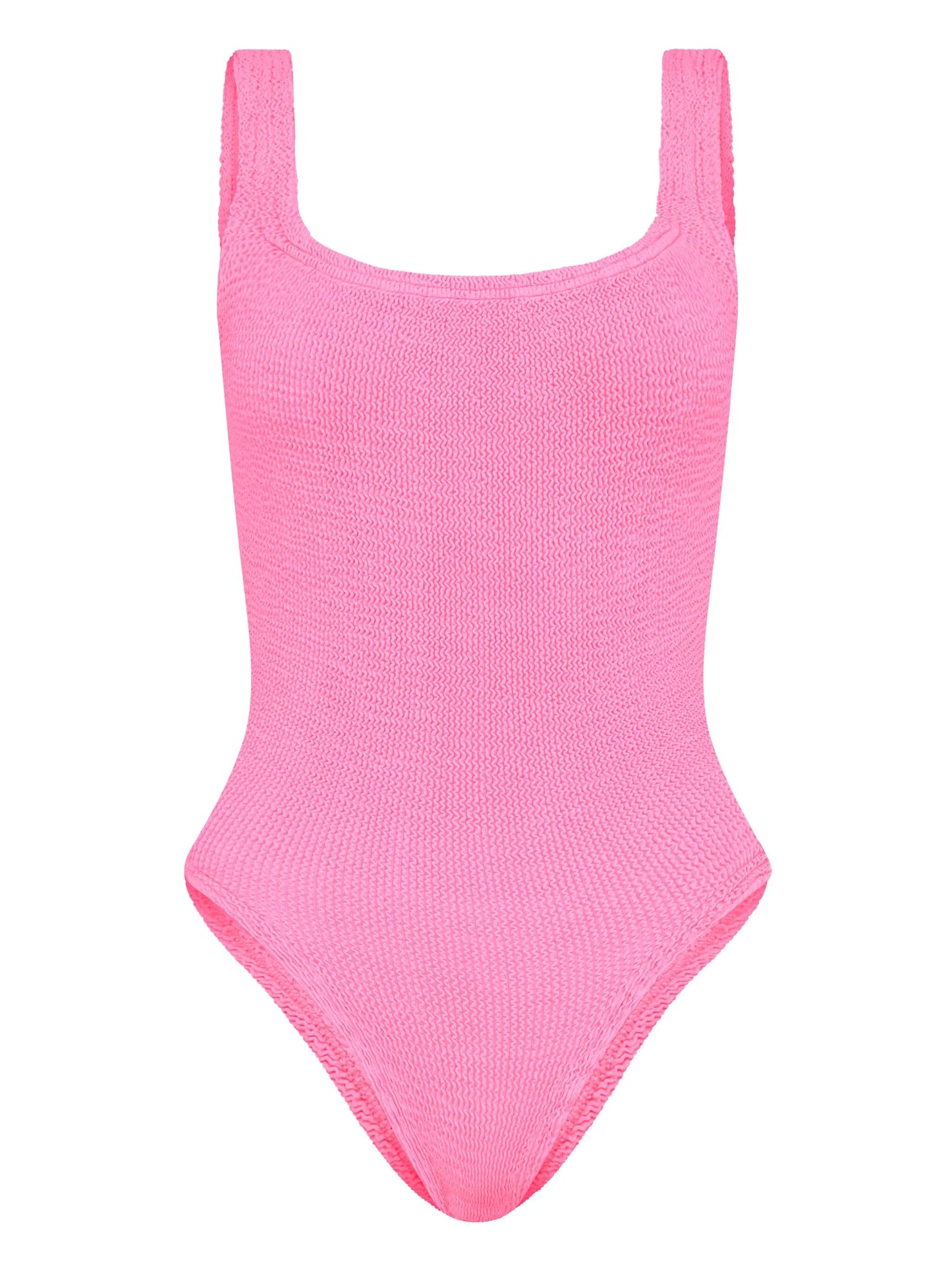 ruched scoop-back swimsuit