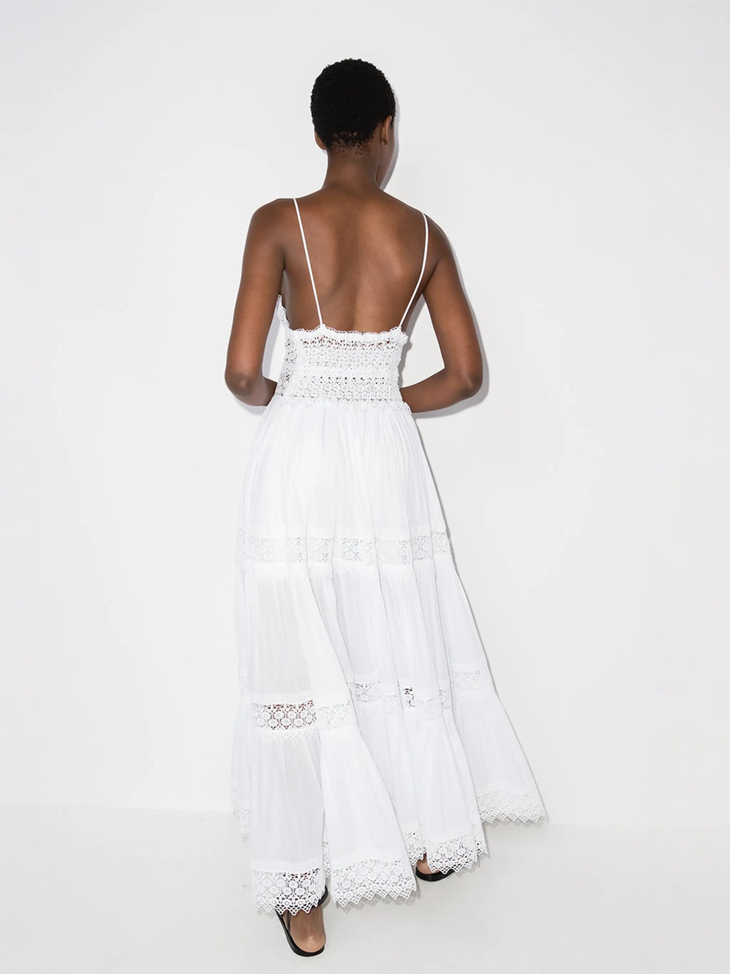Cindy guipure-lace maxi dress