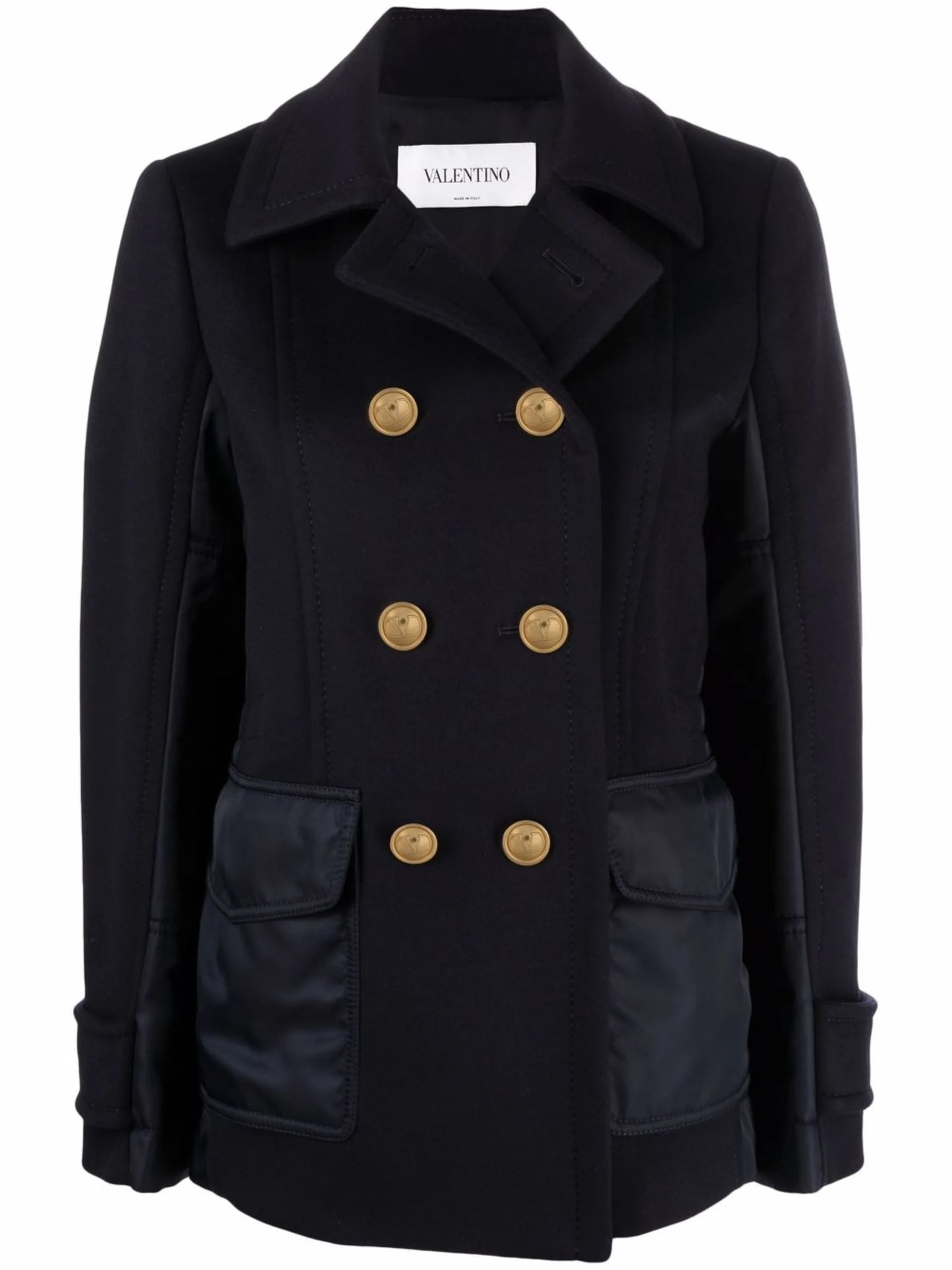 double-breasted coat