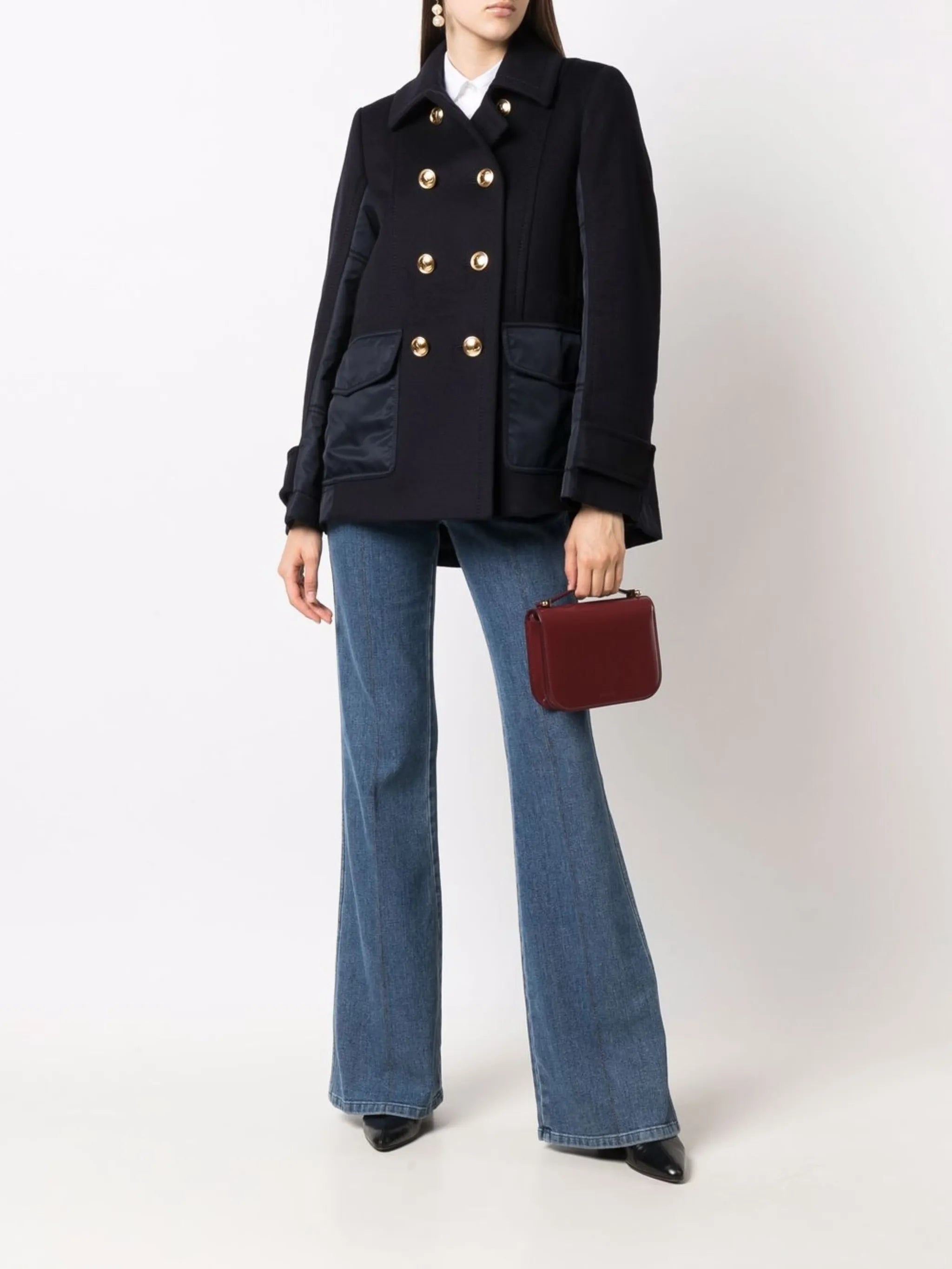 double-breasted coat