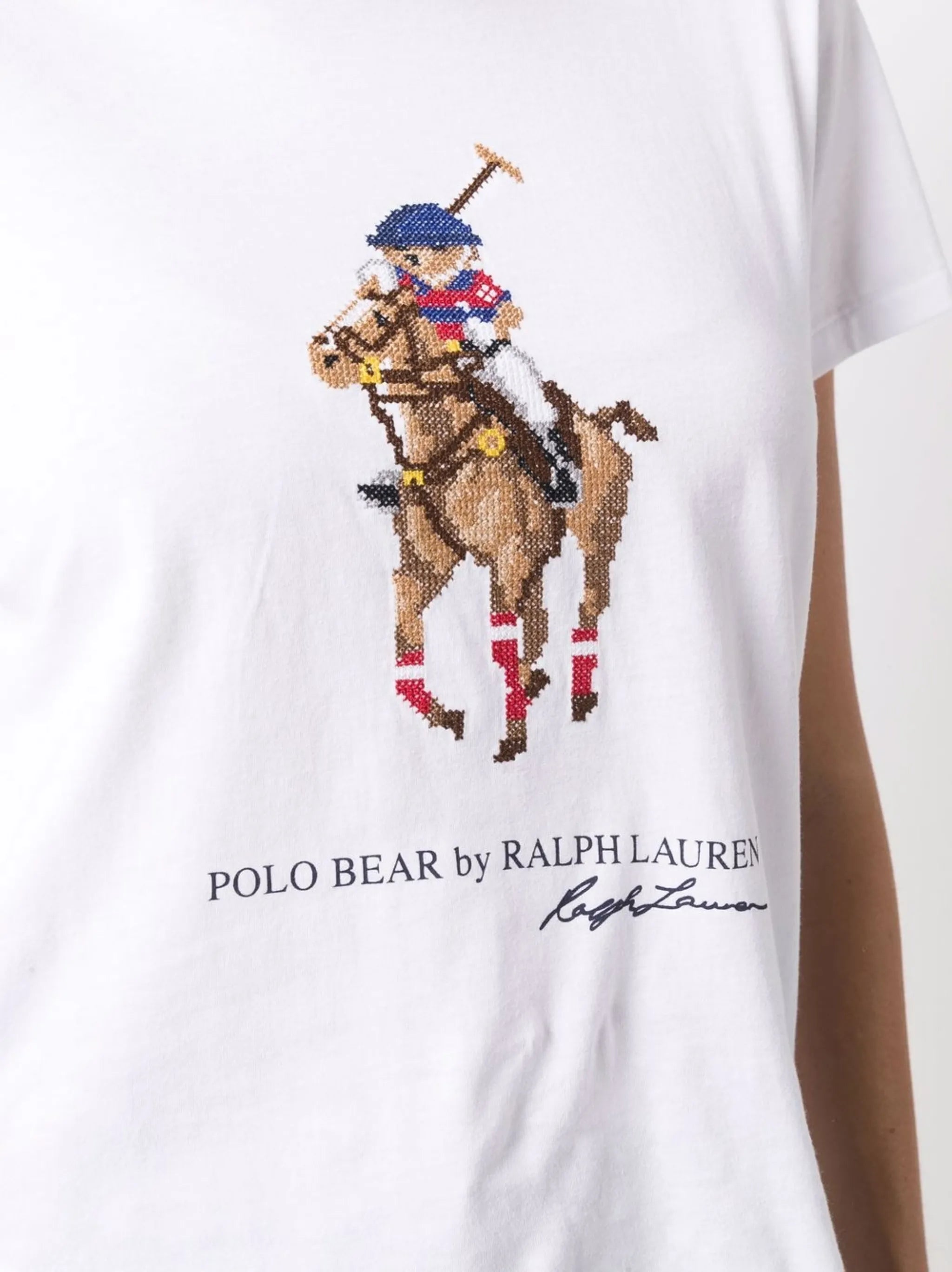 Polo Teddy-print cotton T-shirt