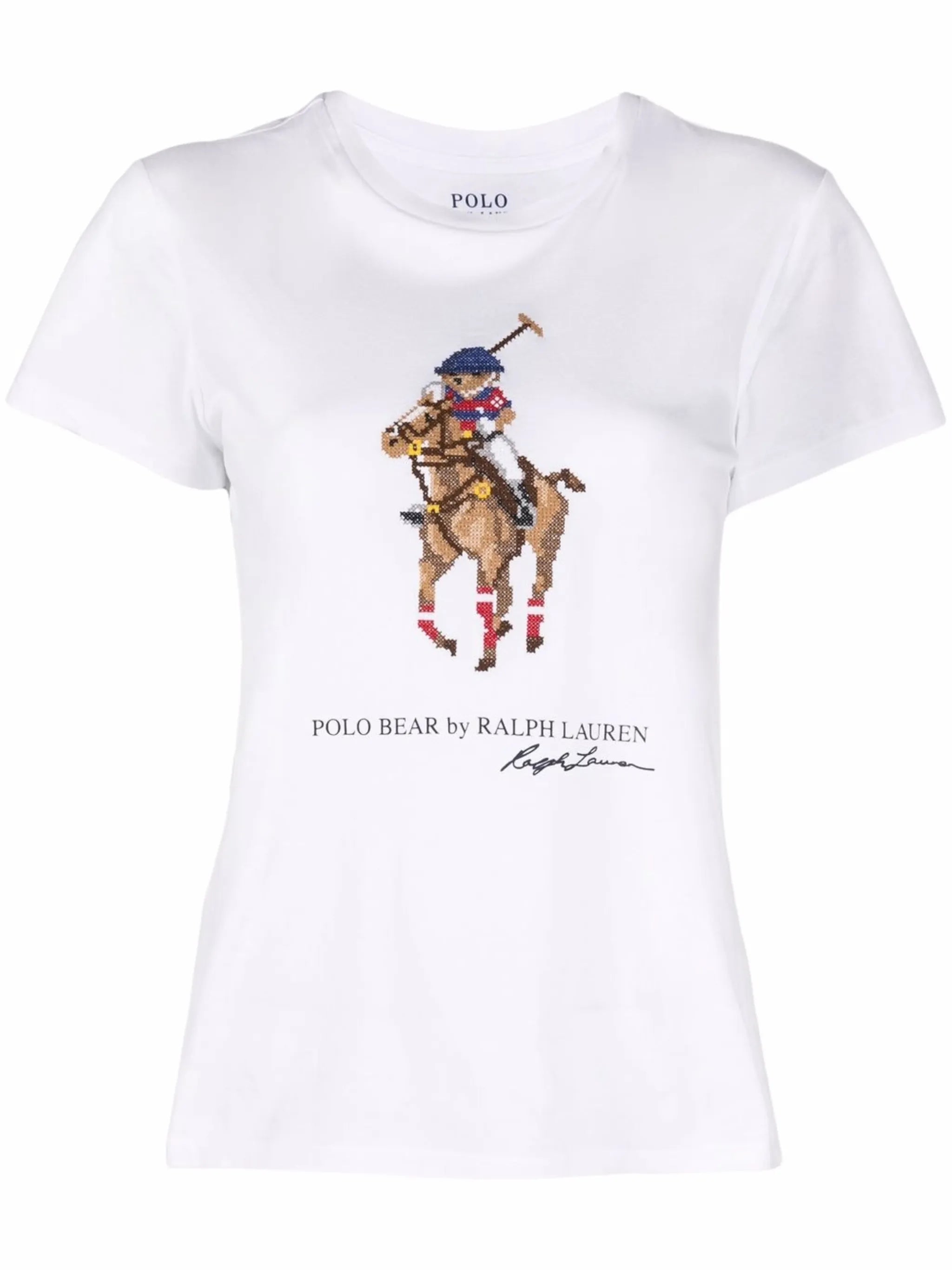 Polo Teddy-print cotton T-shirt