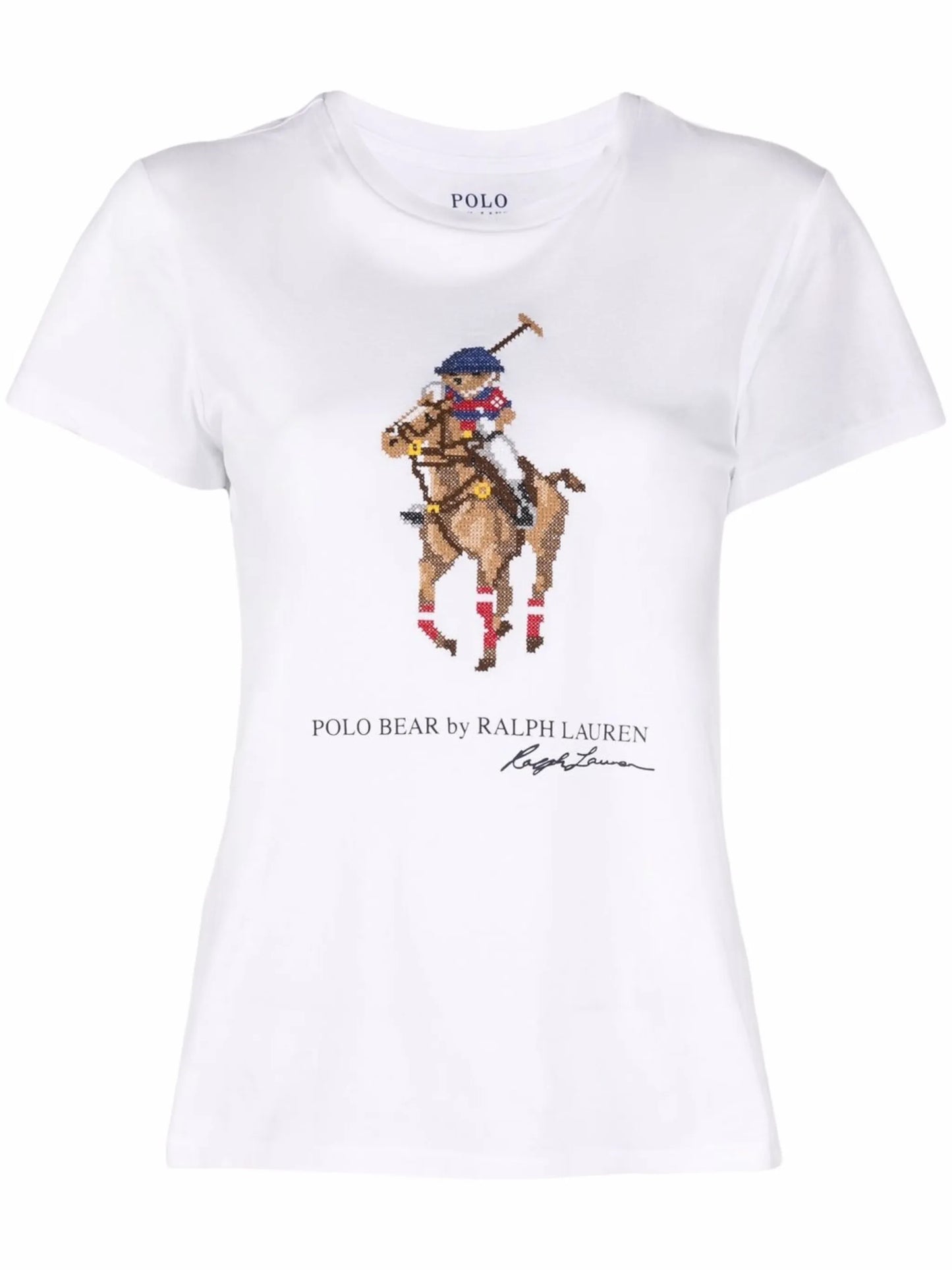 Polo Teddy-print cotton T-shirt