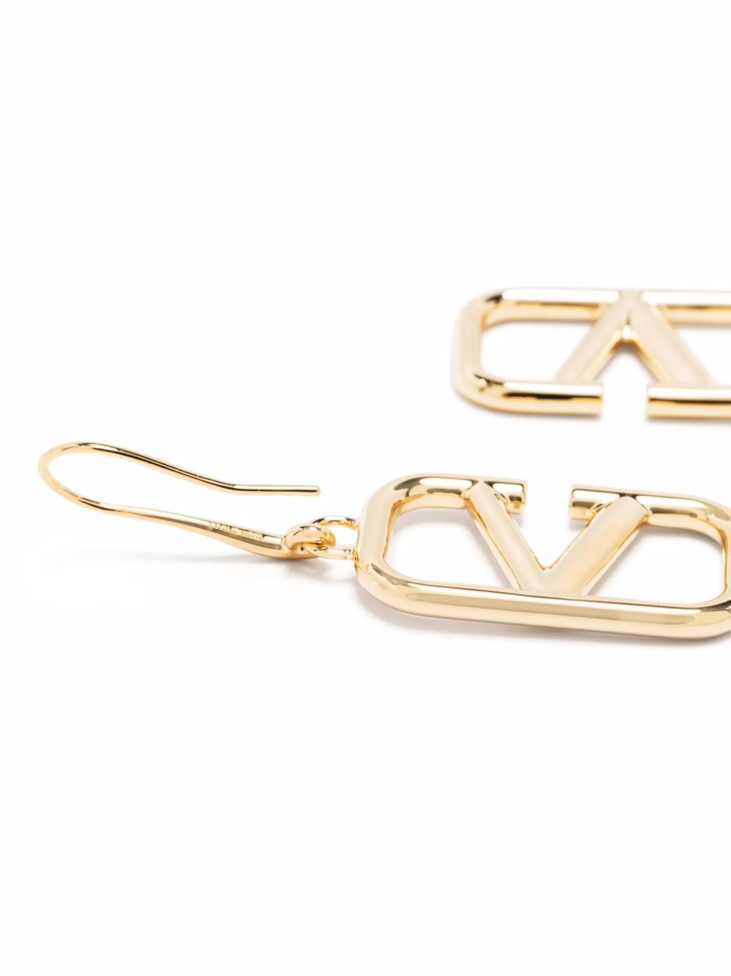 VLogo drop earrings