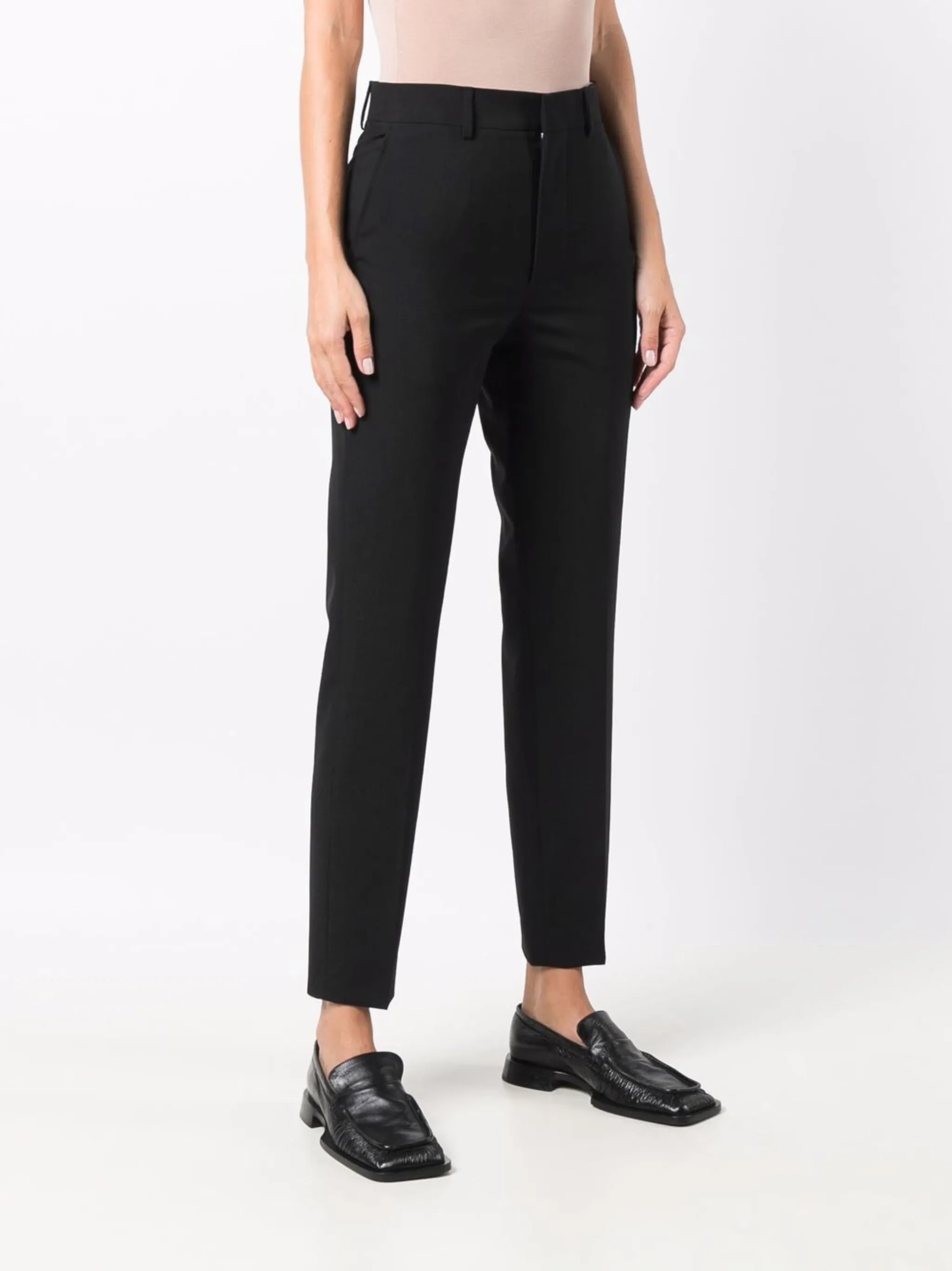 tapered tailored trousers