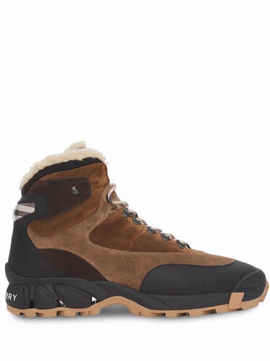 Tor shearling-lined suede boots