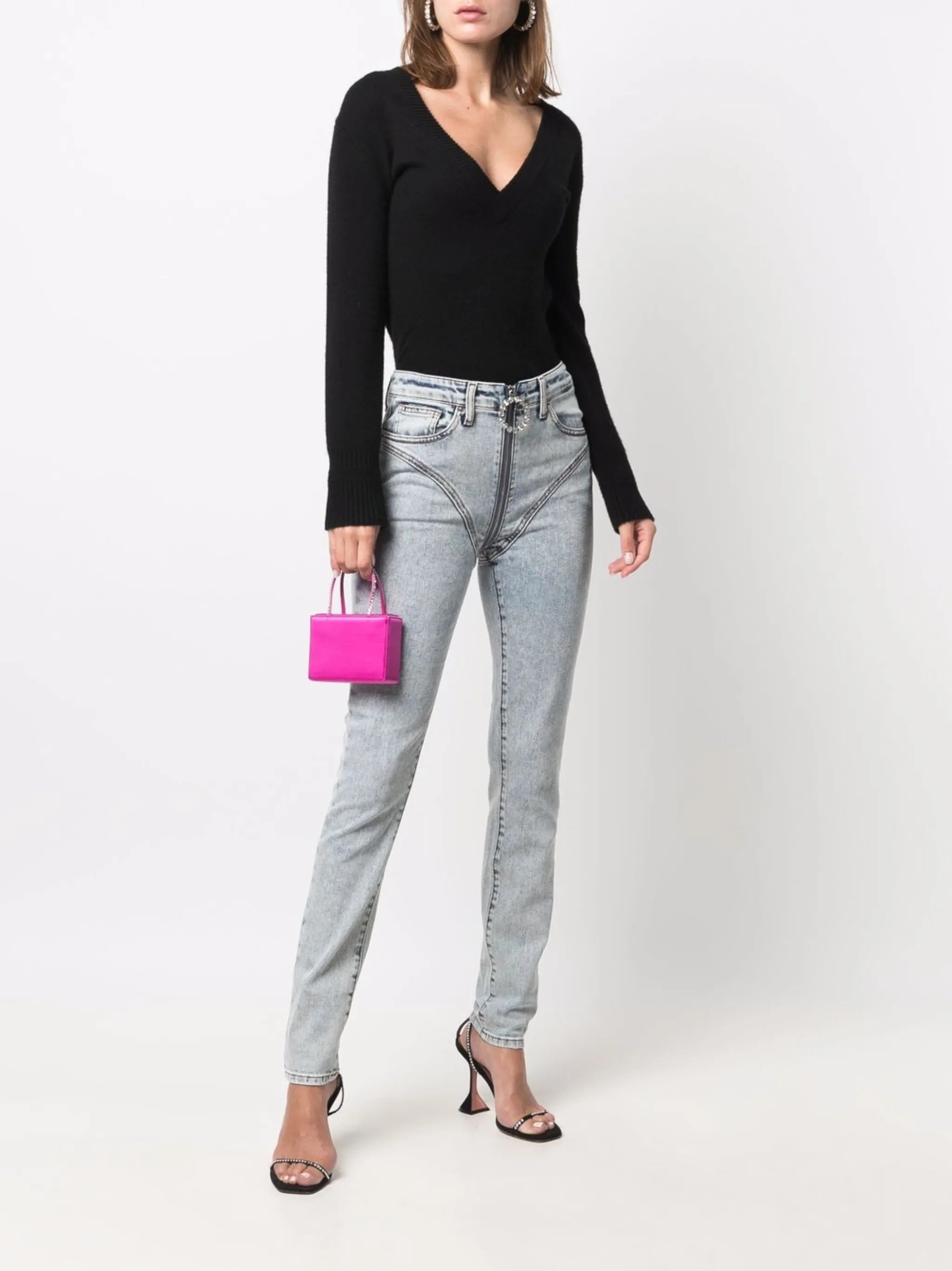 light wash skinny jeans