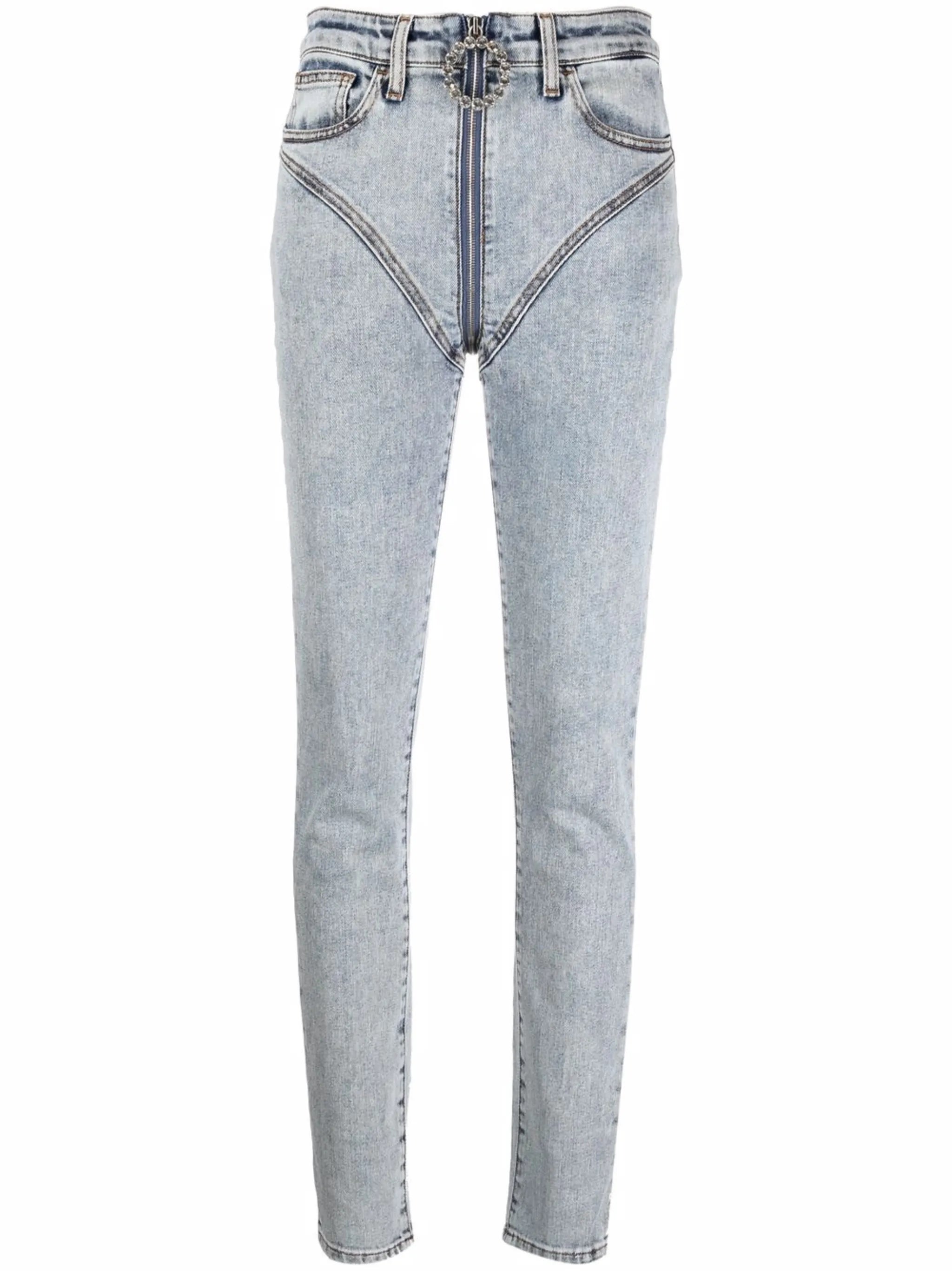 light wash skinny jeans