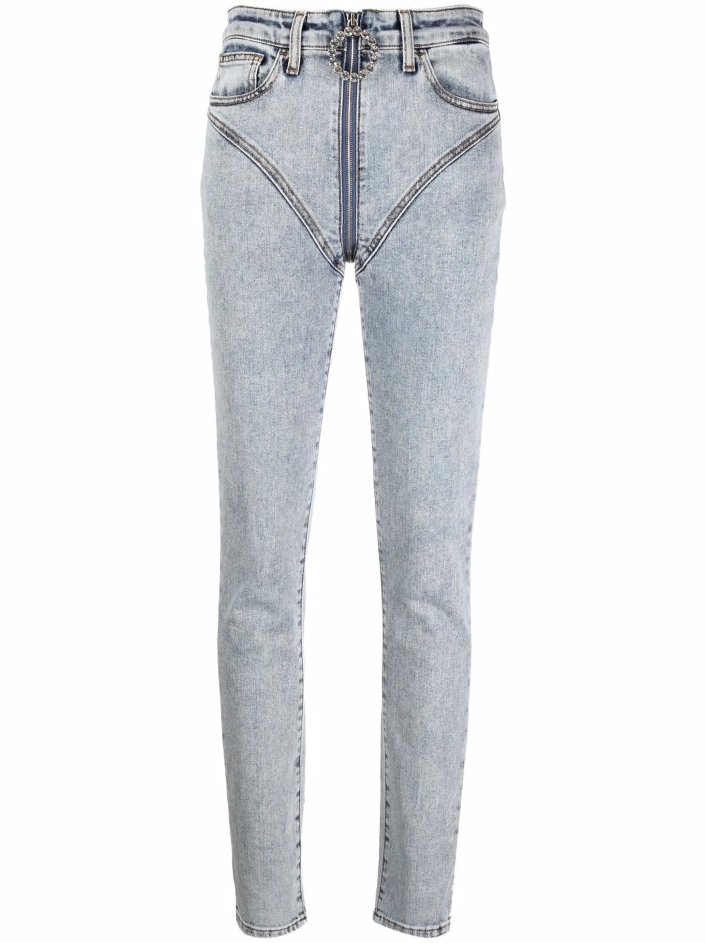light wash skinny jeans