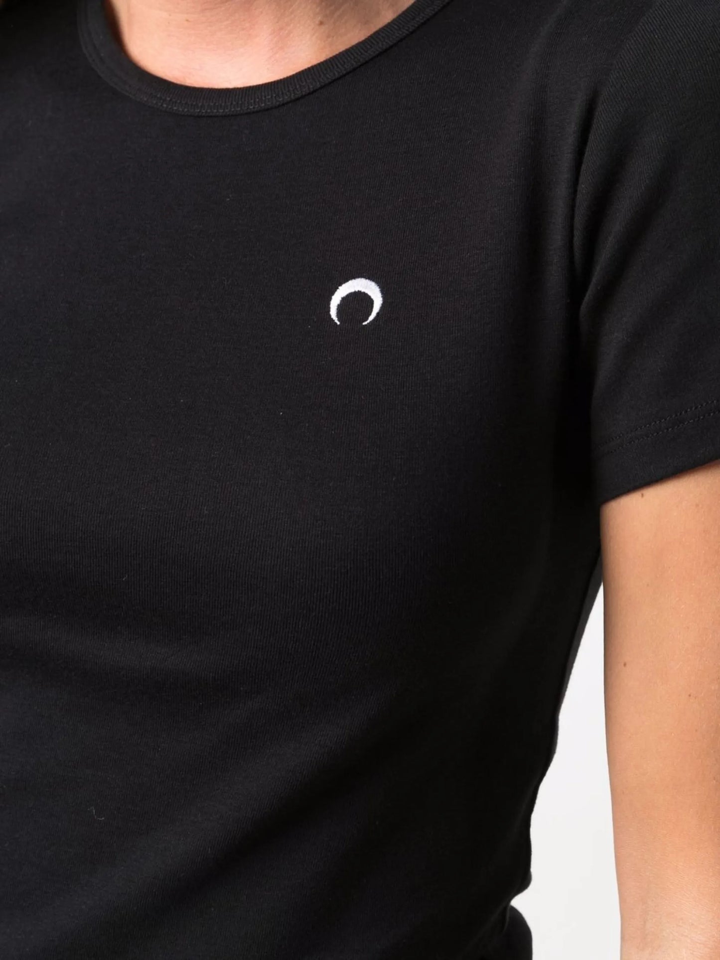 embroidered-logo organic-cotton T-shirt