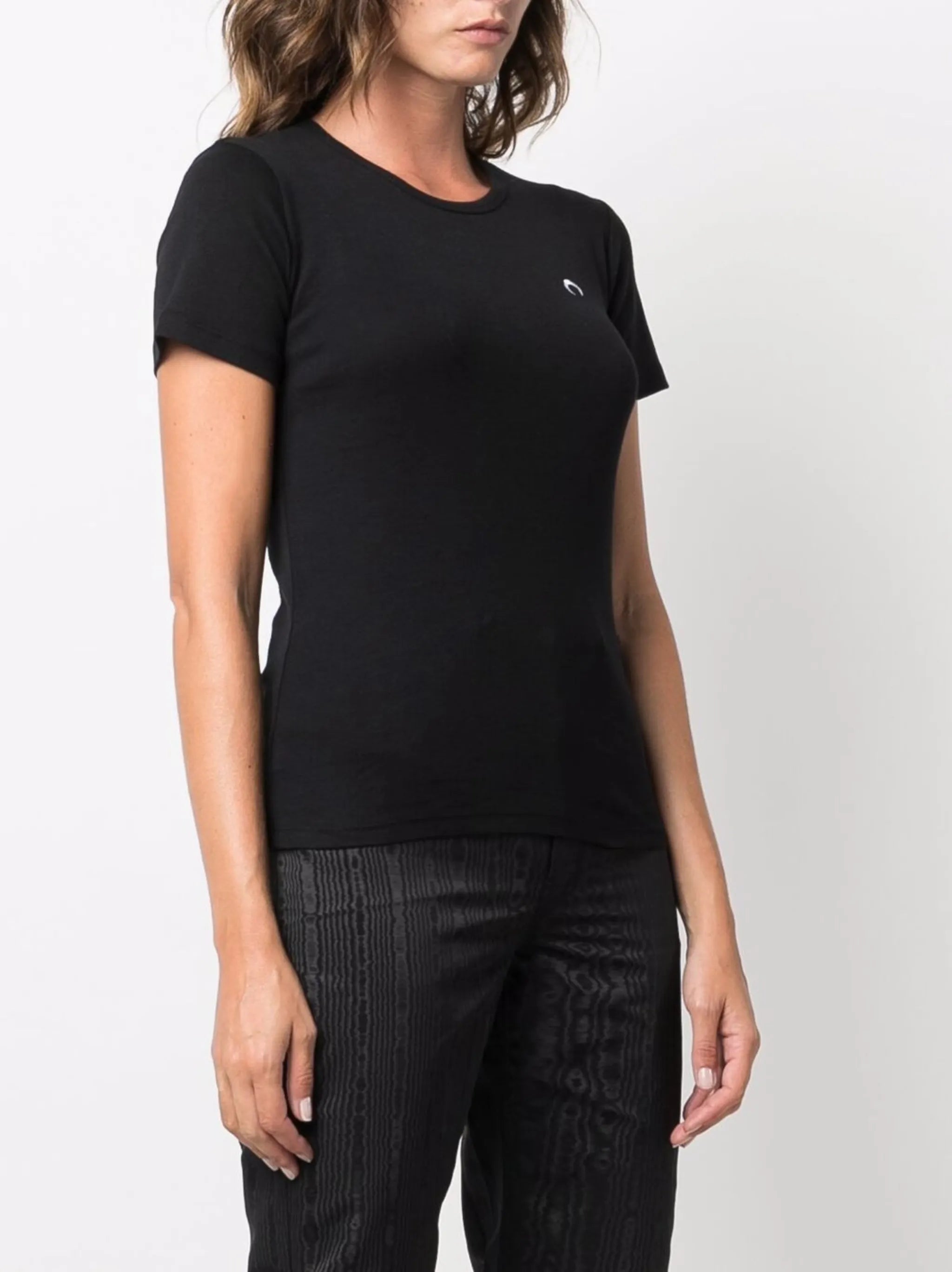 embroidered-logo organic-cotton T-shirt