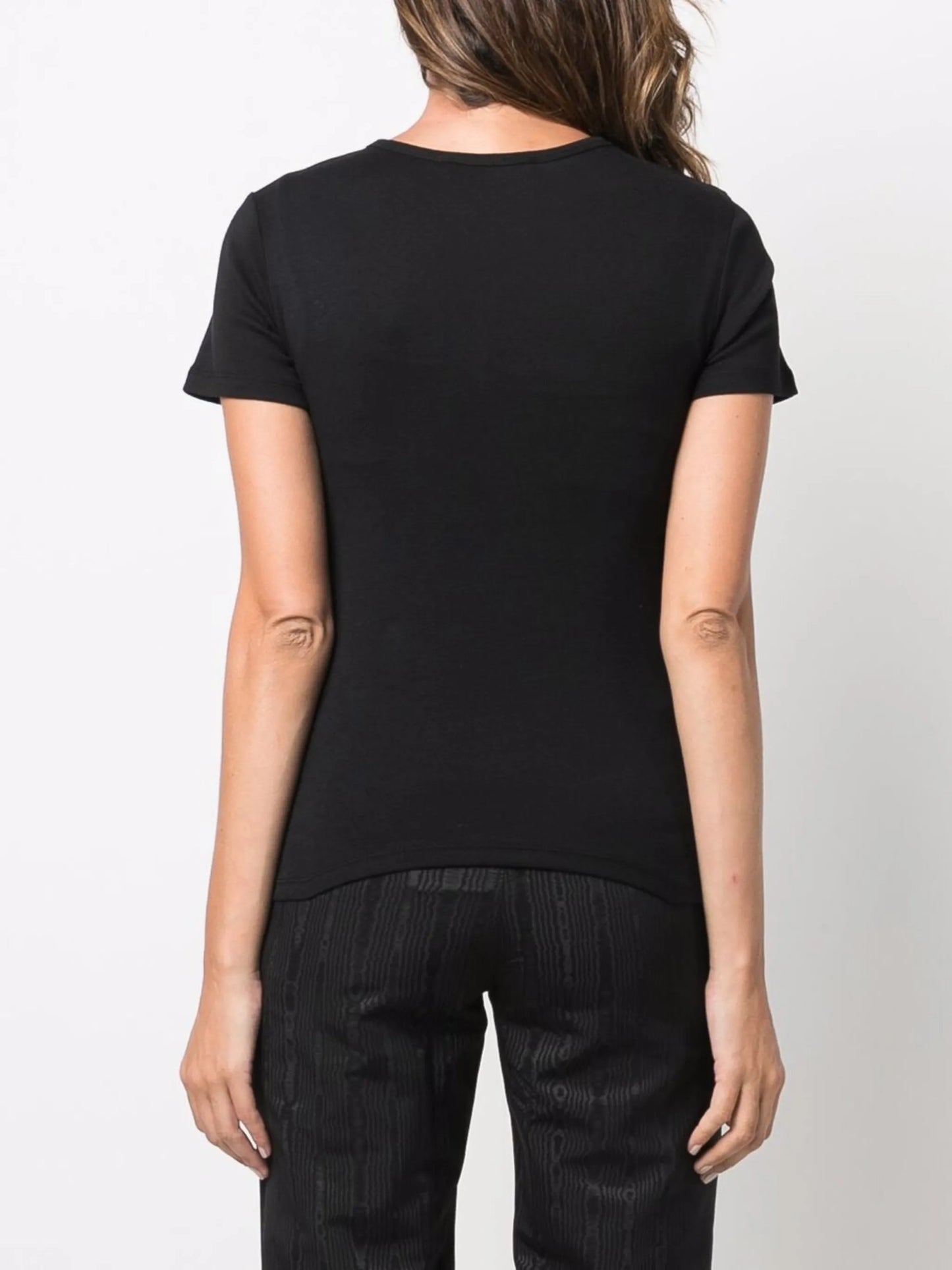 embroidered-logo organic-cotton T-shirt