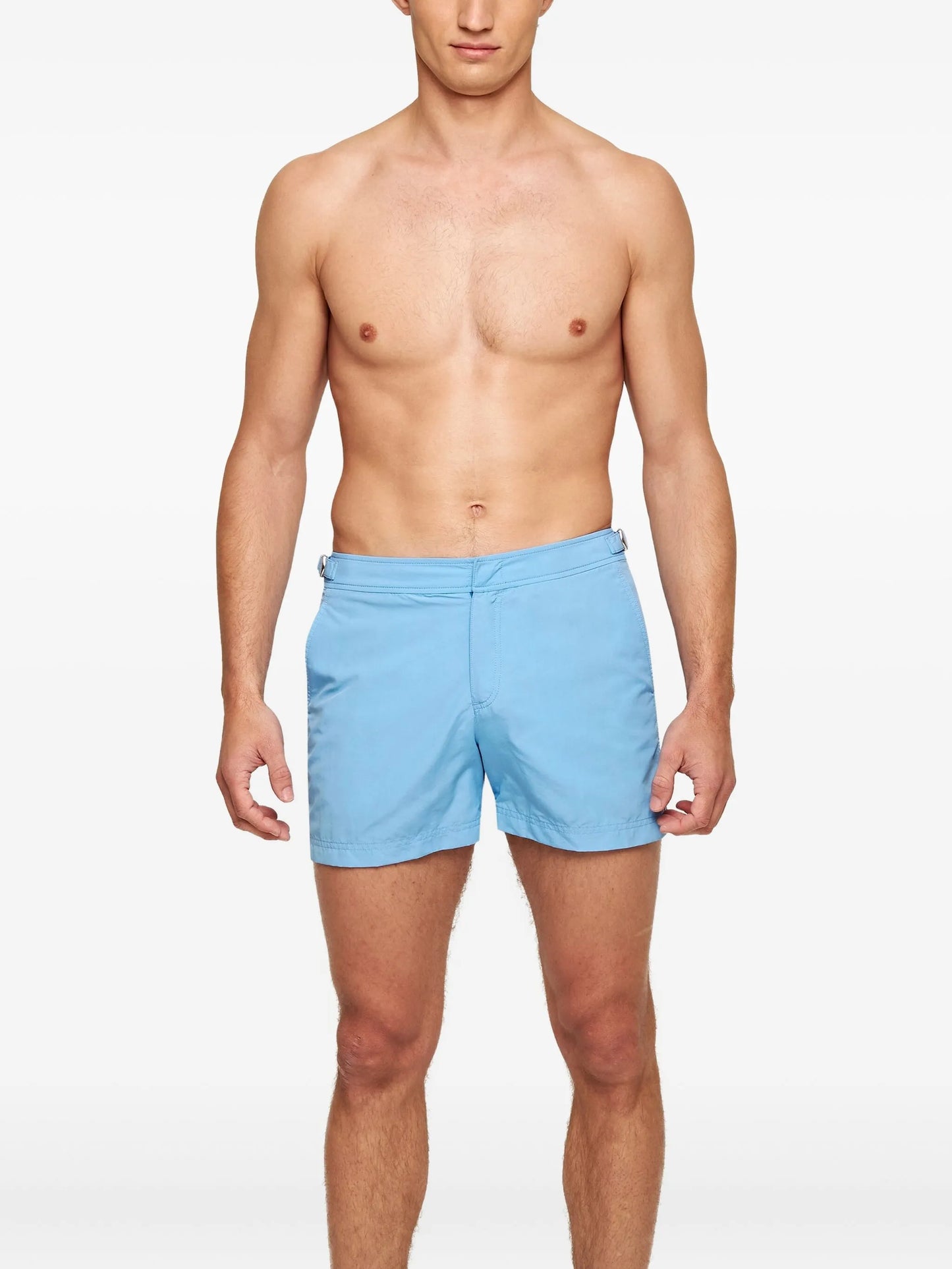 Riviera buckle-detail swim shorts
