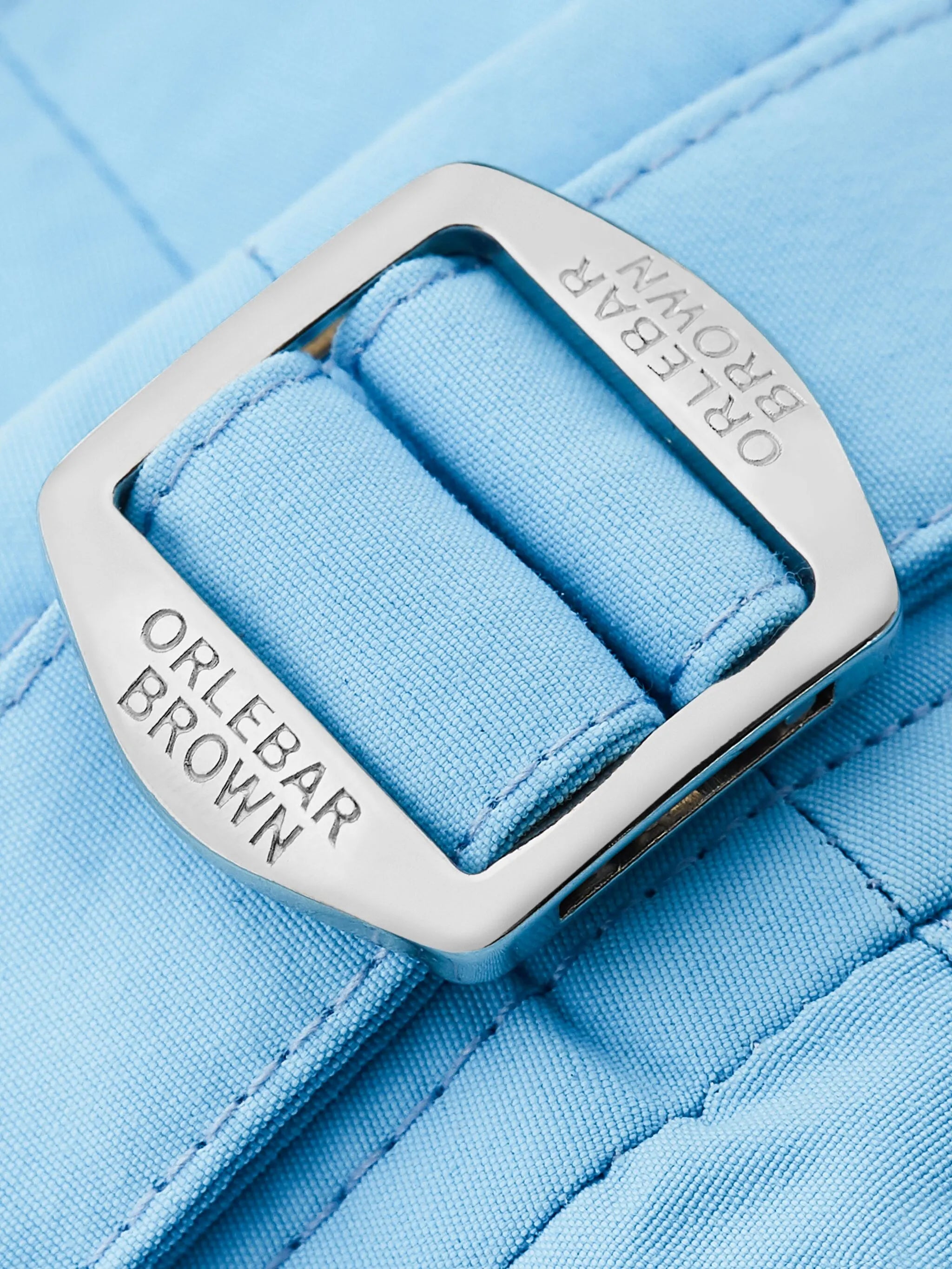 Riviera buckle-detail swim shorts