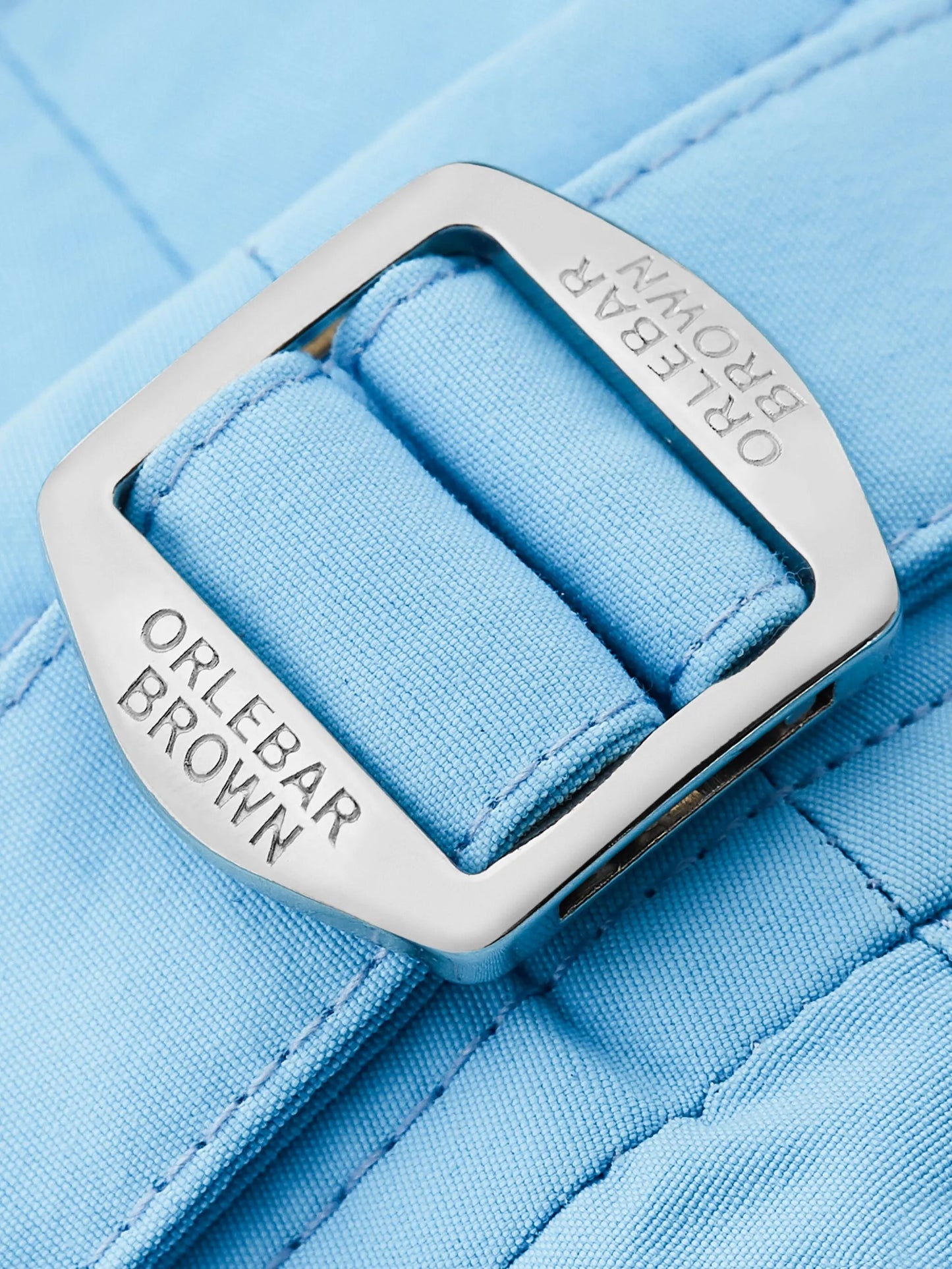 Riviera buckle-detail swim shorts