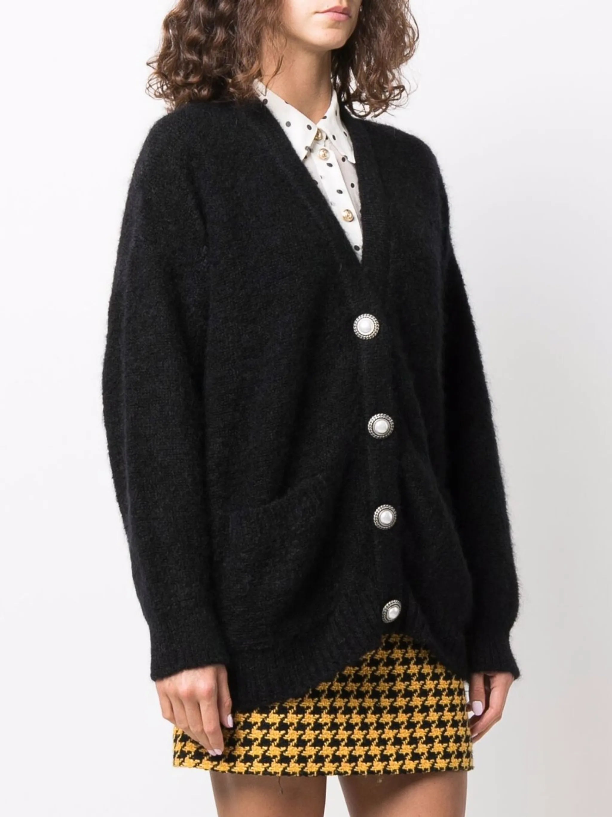 pearl butttons cardigan