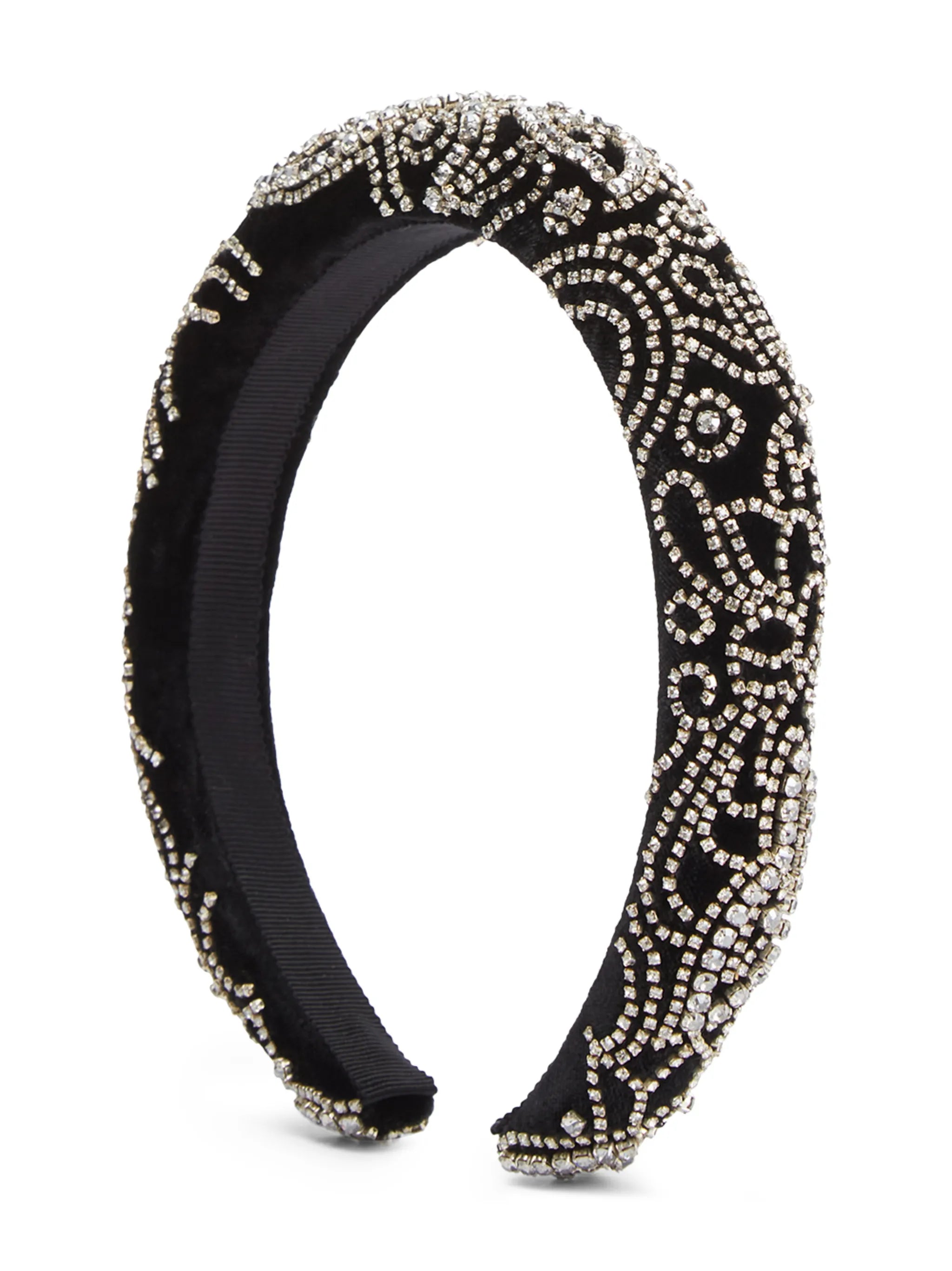 Indira crystal-embellished headband