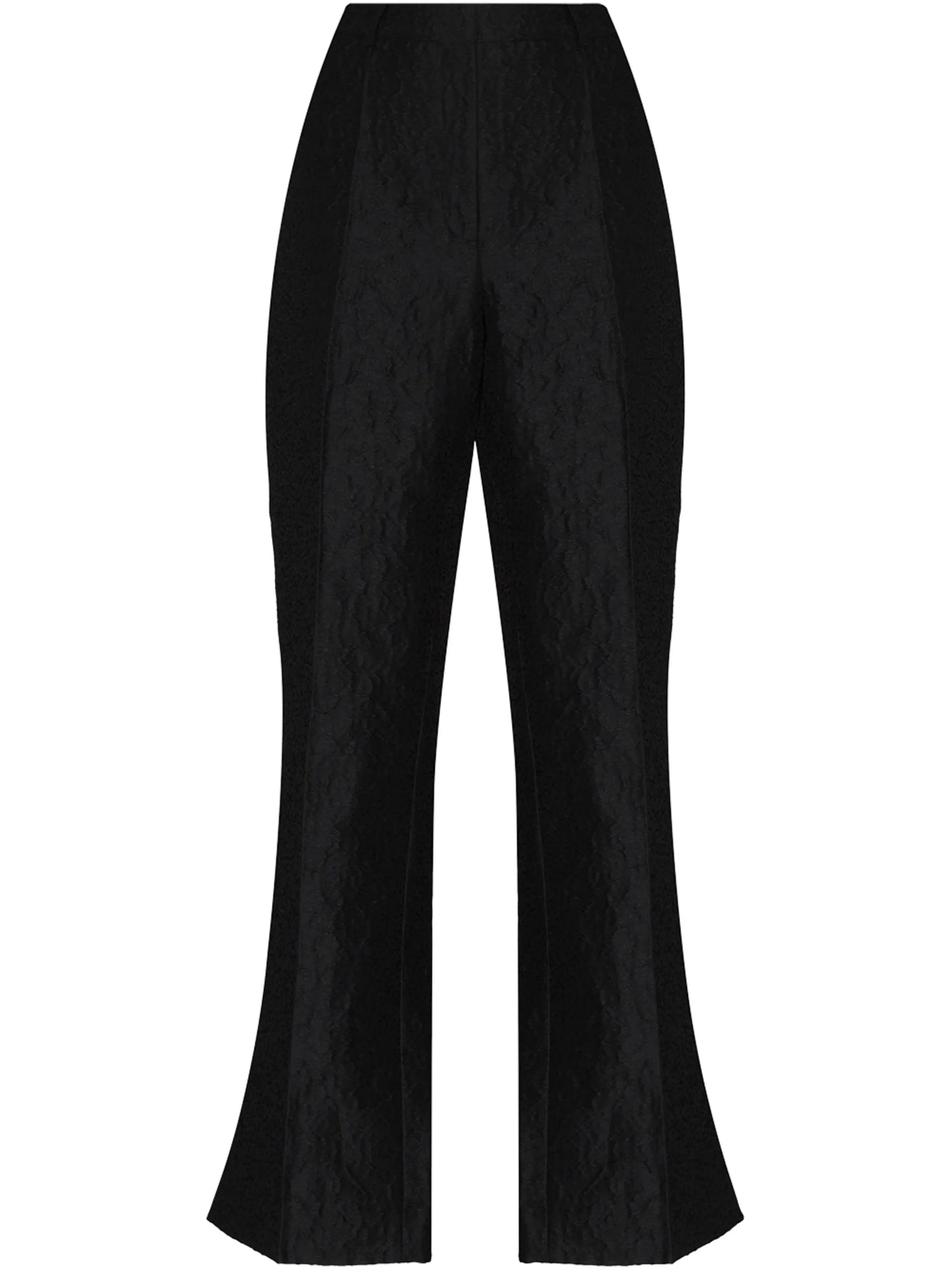 Elisabeth slim-leg cloqué trousers