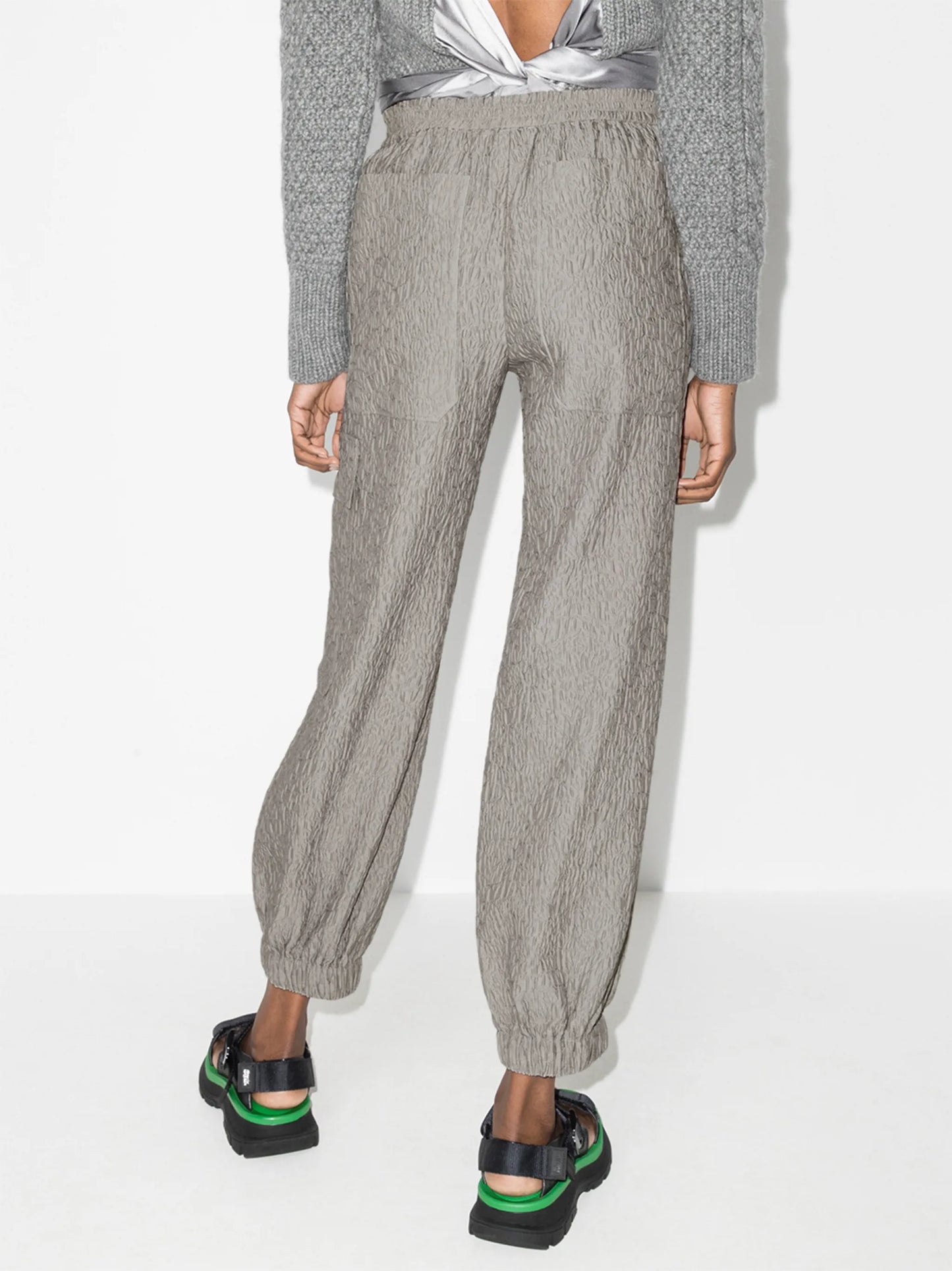 Jackson matelassé track pants