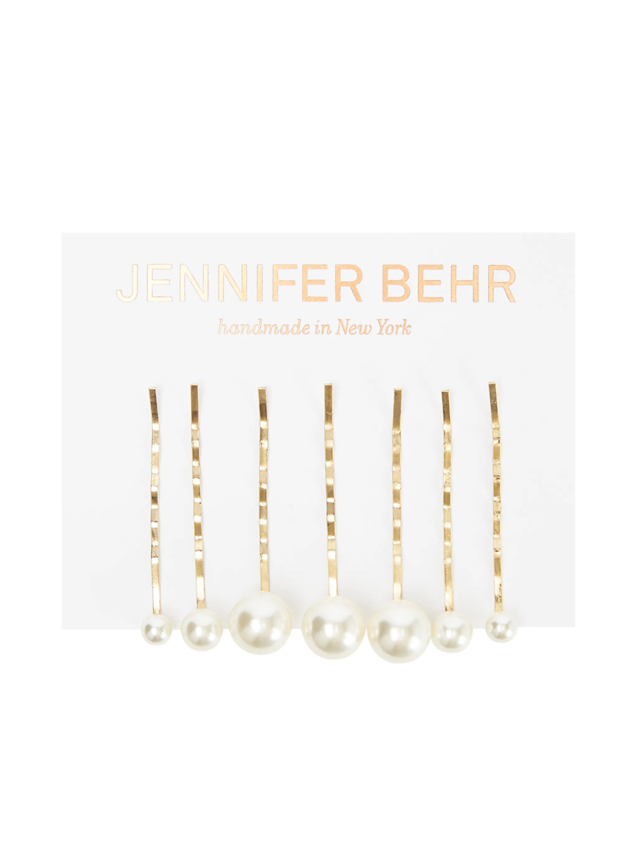 set of 7 Perla hairclips