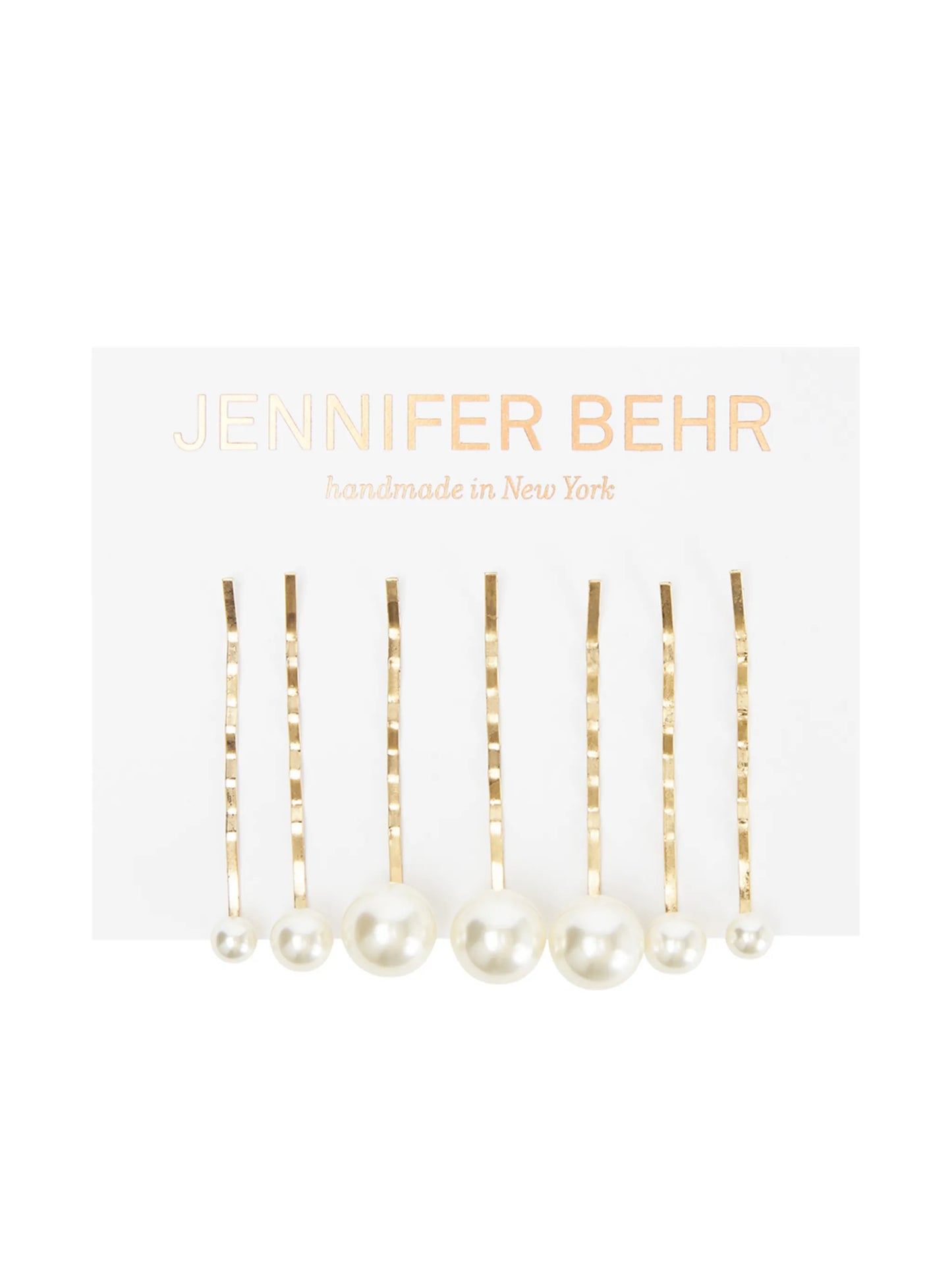 set of 7 Perla hairclips