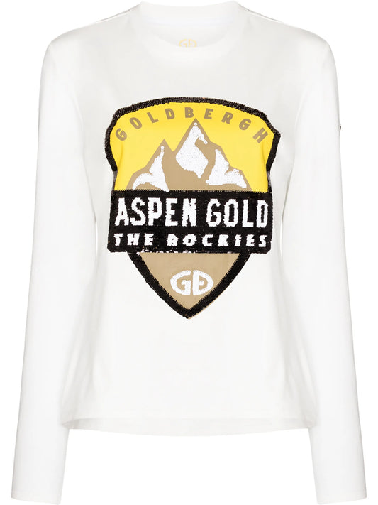 Aspen Gold sequinned jersey